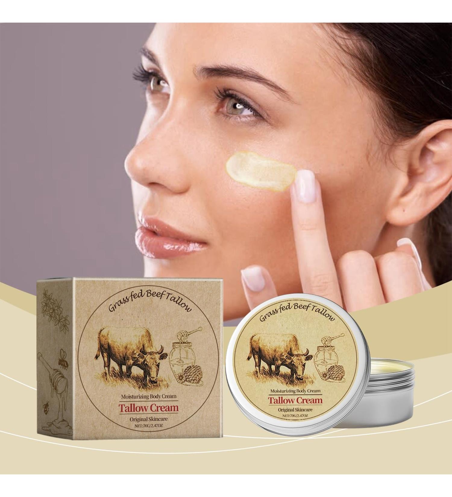 Luxurious and nourishing beef tallow moisturizer for optimal skin hydration (1PCS) - Buy Online on GoSupps.com