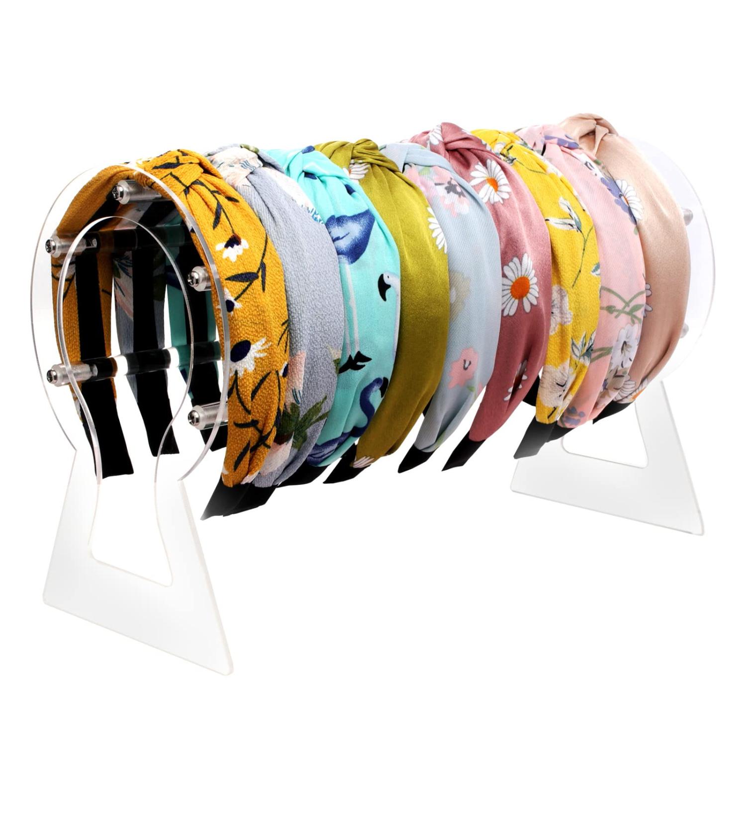 Oaoleer Clear Acrylic Headband Holder Organizer for Girls and Women - Perfect Gift Idea for Teen Girls - Jewelry Display Stand - Buy Online on GoSupps.com