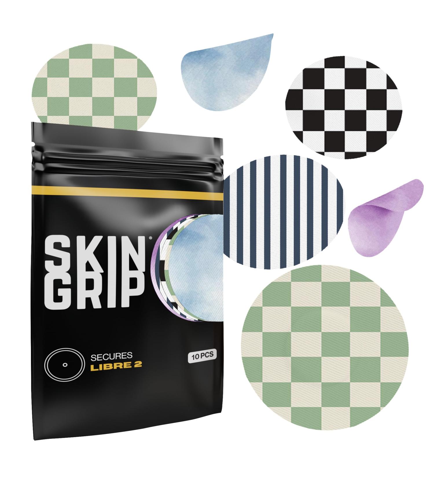 Skin Grip Adhesive Patches for Libre 2 CGM - Waterproof Sweatproof & Long-Lasting Medical Tape | Classic Pack - Buy Online on GoSupps.com