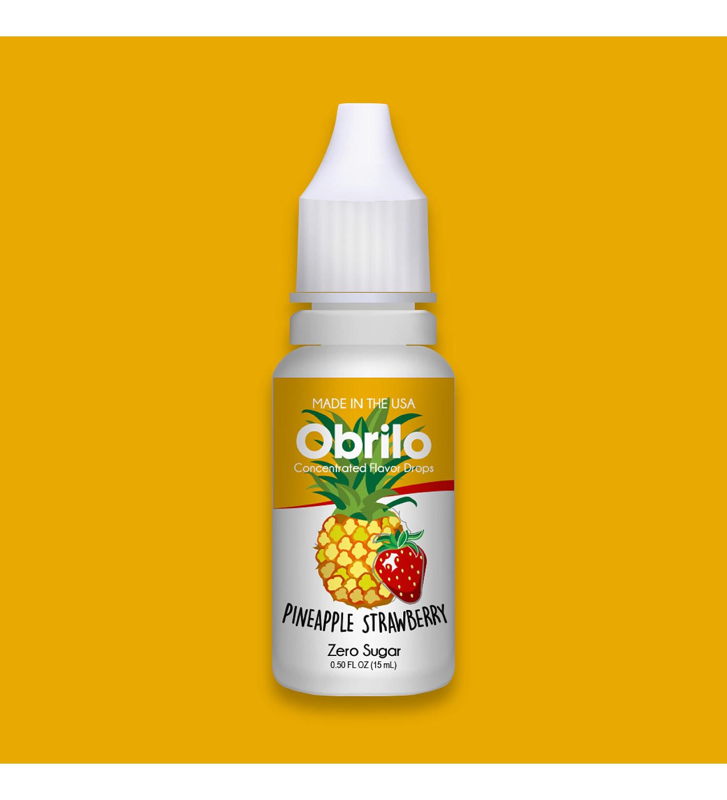 Pineapple Strawberry Extract Flavoring Drops - Super Concentrate for Cooking, Baking, Lip Gloss, Icing, and More - 15 mL / 0.5 fl oz - Buy Online on GoSupps.com