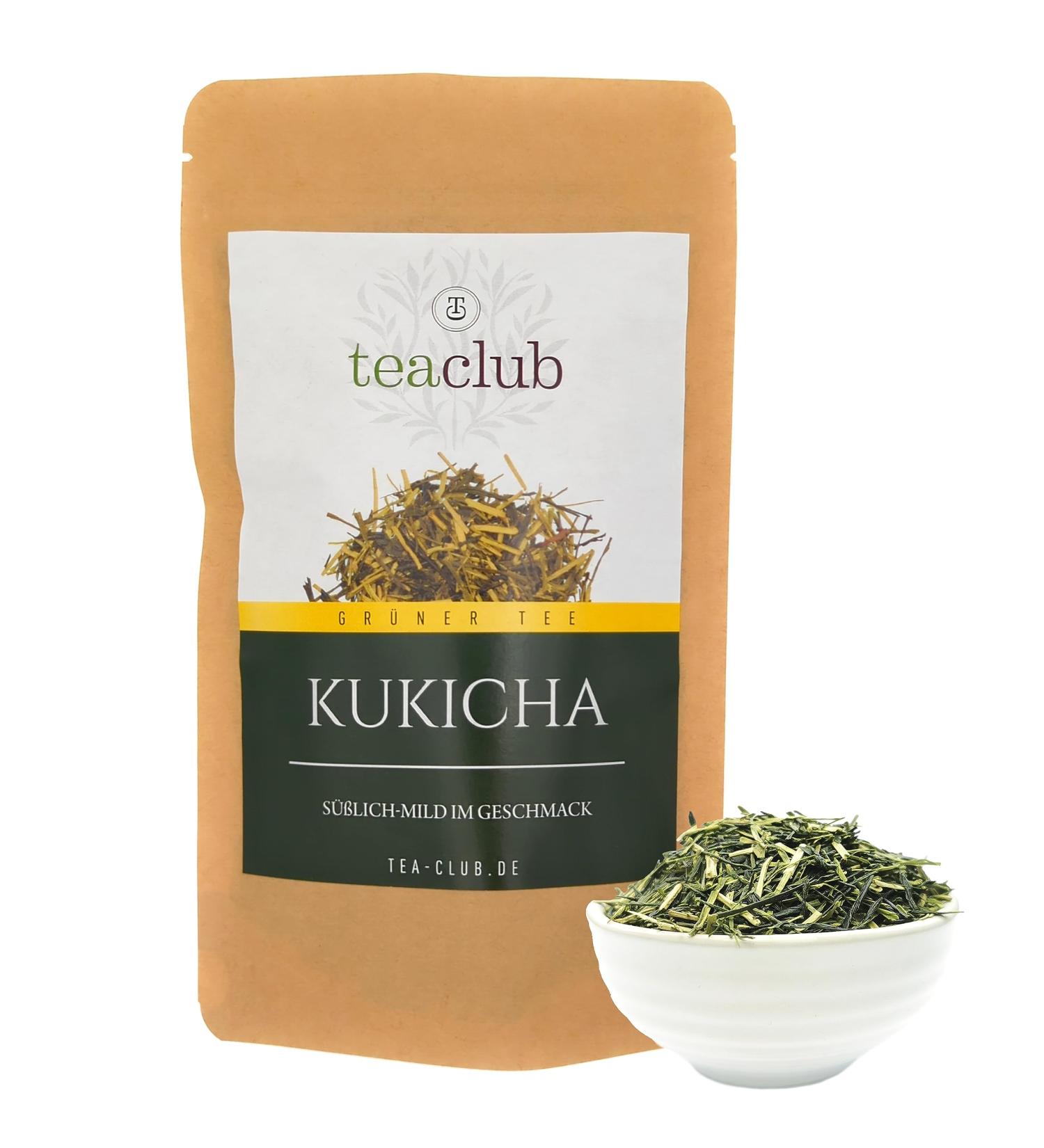 Kukicha Karigane Green Tea 100g - Authentic Japanese Gyokuro Sweet Umami Flavor | TeaClub - Buy Online on GoSupps.com