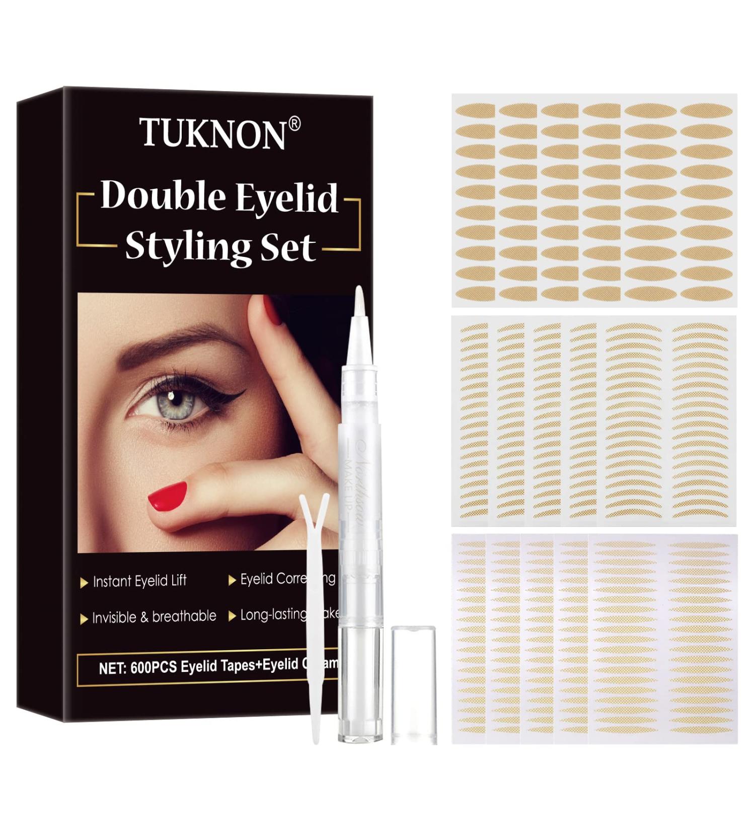 600PC Eyelid Stripes & Adhesive Tape | Invisible Eyelid Lift | Slide Pepper Tapes for Instant Eyelid Enhancement - Buy Online on GoSupps.com