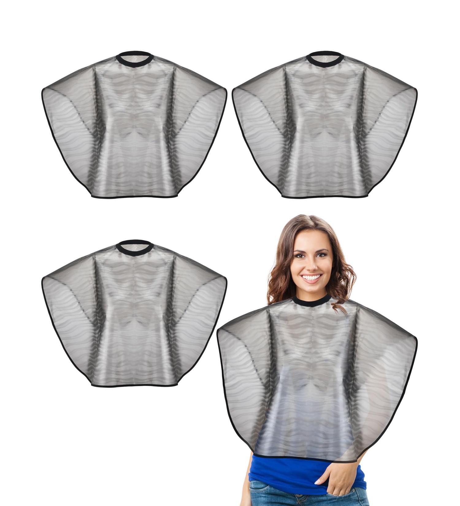 Zhanmai 4-Piece Waterproof Hair Dye Cape Set | Salon Salon Capes for Hair Stylist & Barber | Perfect for Hair Coloring & Cutting | Beauty Apron for Professionals - Buy Online on GoSupps.com