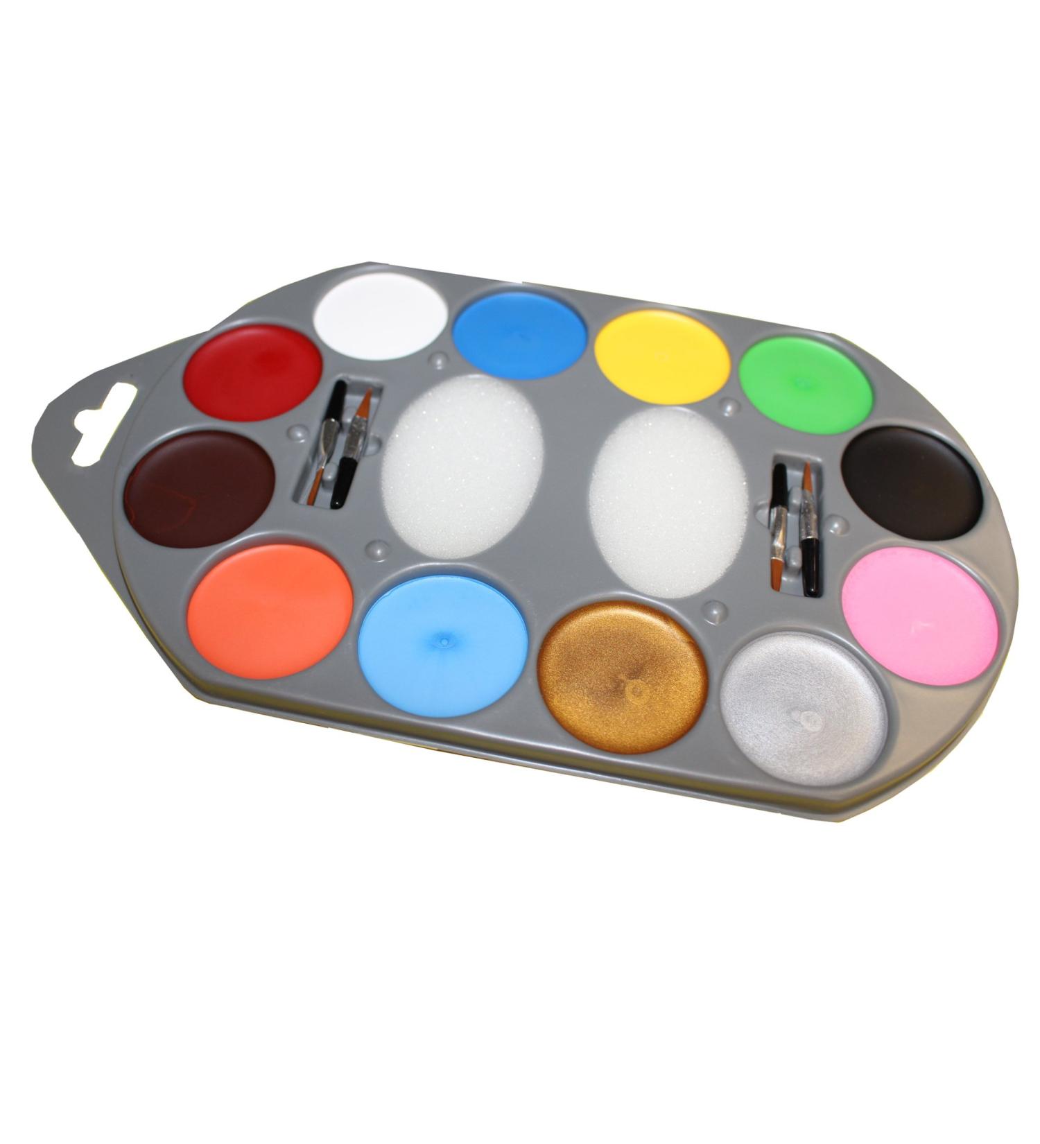 Goodmark 02005291 - Aqua MakeUp Set 12 Colors 1 Pack (1 x 17 pieces)