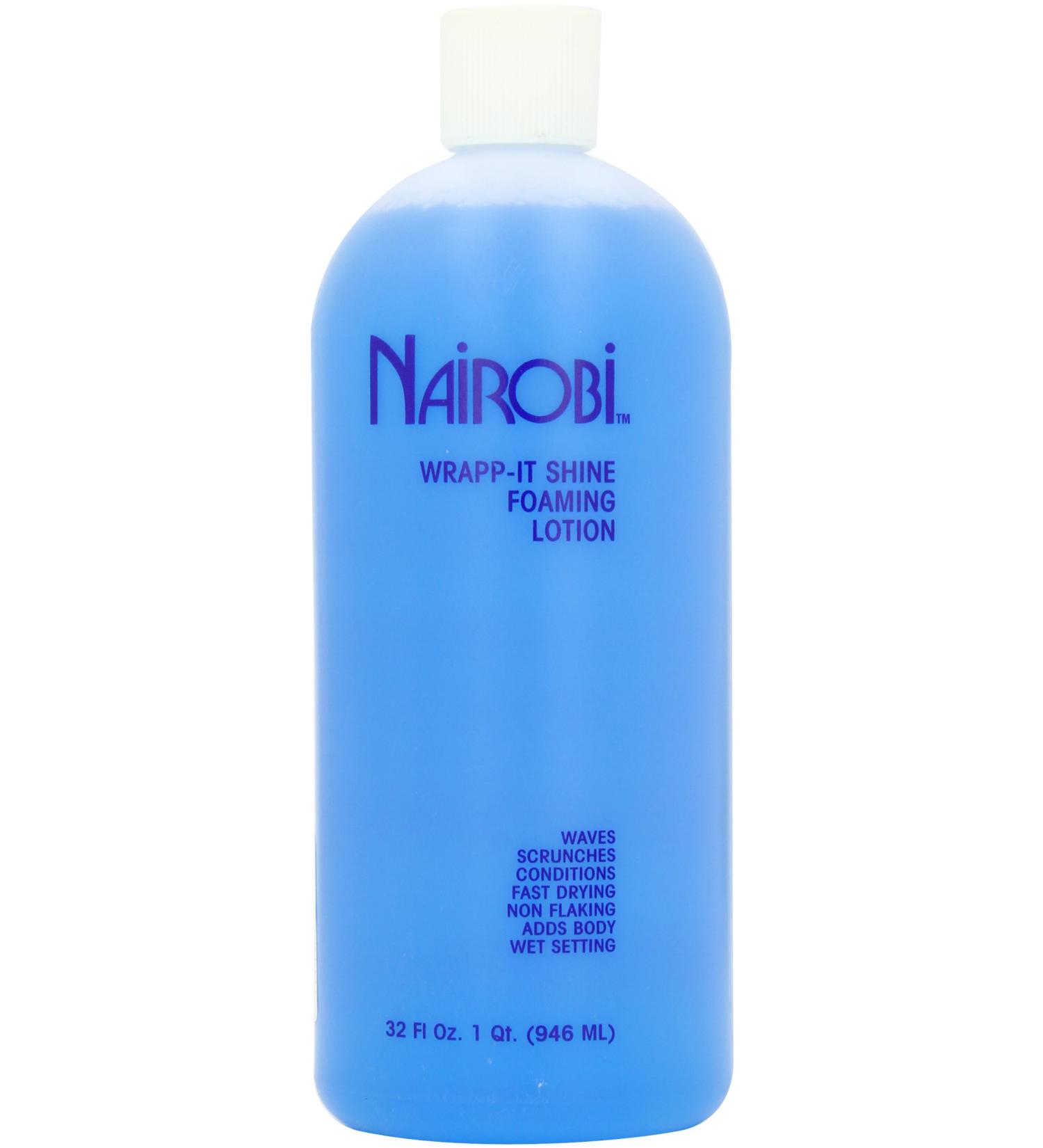 Nairobi Wrapp It Shine Foaming Lotion for Unisex  32 Ounce