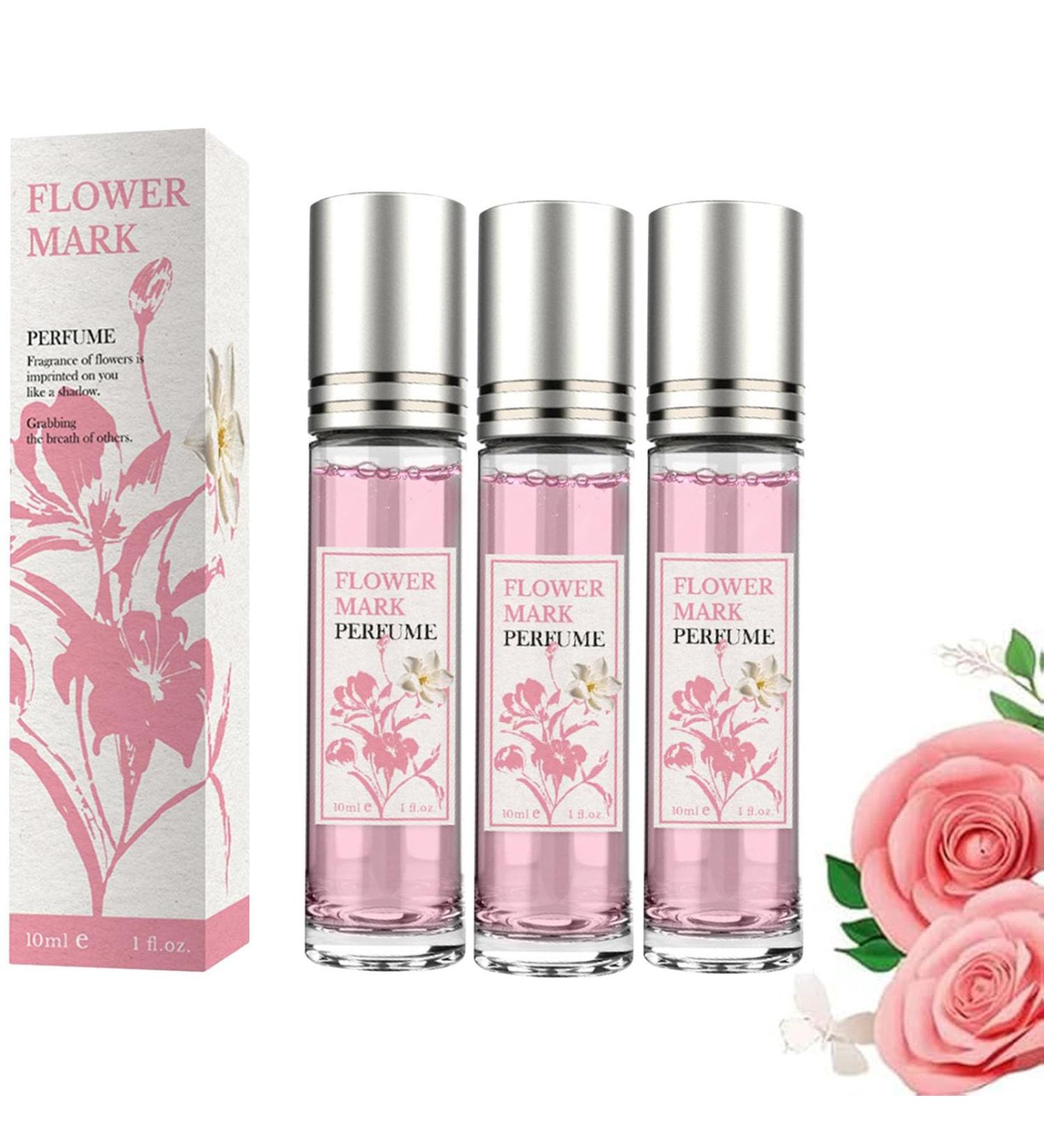 Floral Fresh Perfumes for Women Roller Ball Design Unique Scent Pure Pheromones Cologne to Attract Men Unleash Your Charm (3PCS) - Buy Online on GoSupps.com