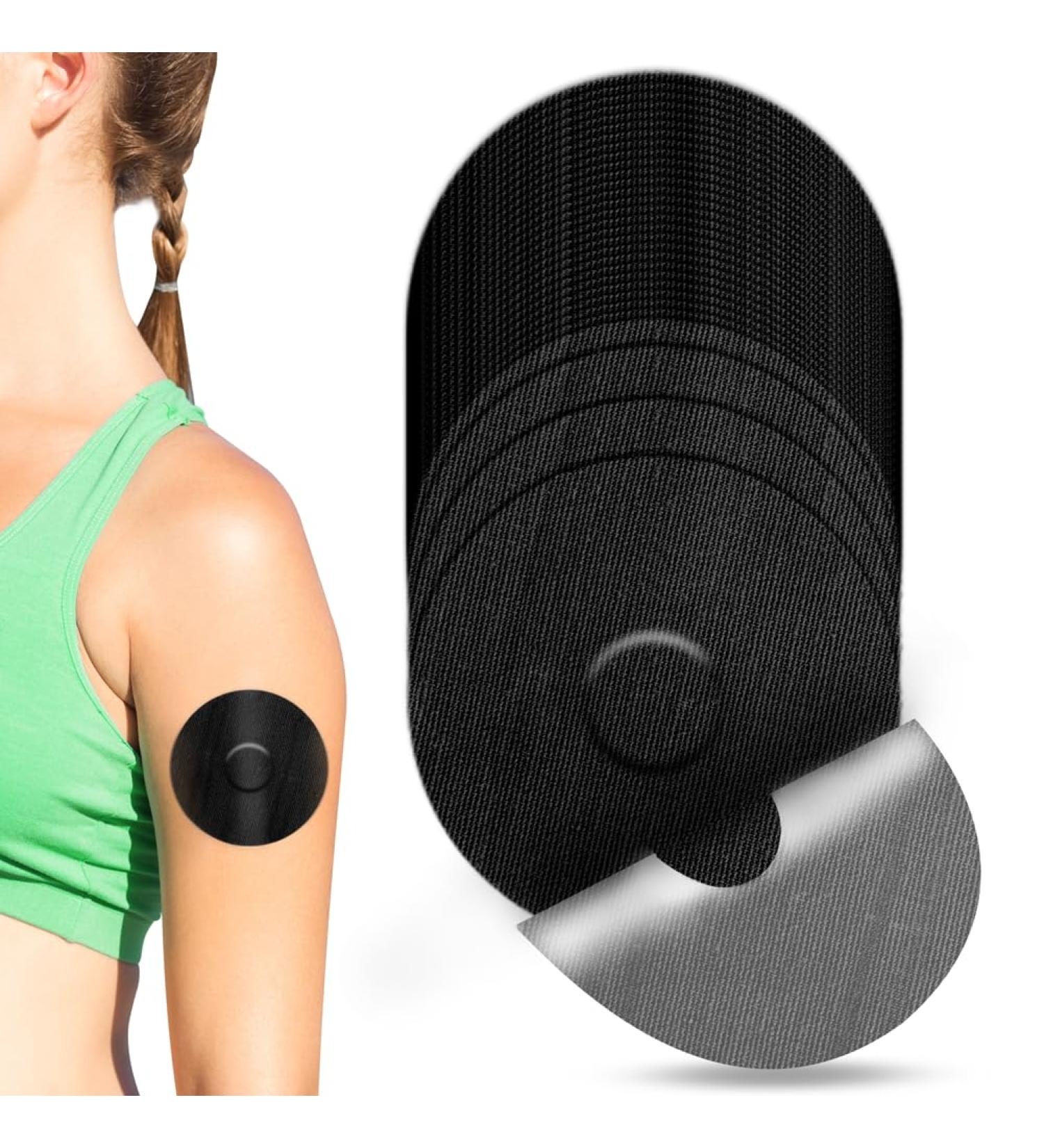 40 Waterproof Freestyle Libre 3 Plasters - Durable & Easy-to-Use Sensor Stickers | Ushares (Black) - Buy Online on GoSupps.com