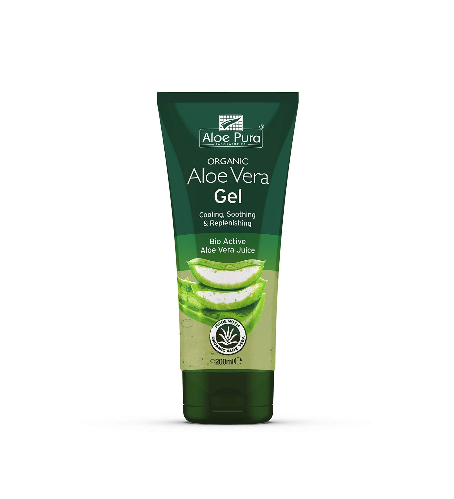 Aloe Pura Aloe Vera Gel Skin Treatment 200ml - Pack of 2 | Buy Online for International Shipping - Buy Online on GoSupps.com