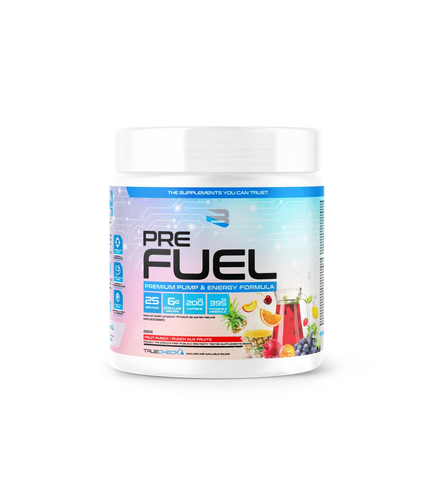 Believe Supplements- Pre Fuel (Fruit Punch) - Buy Online on GoSupps.com
