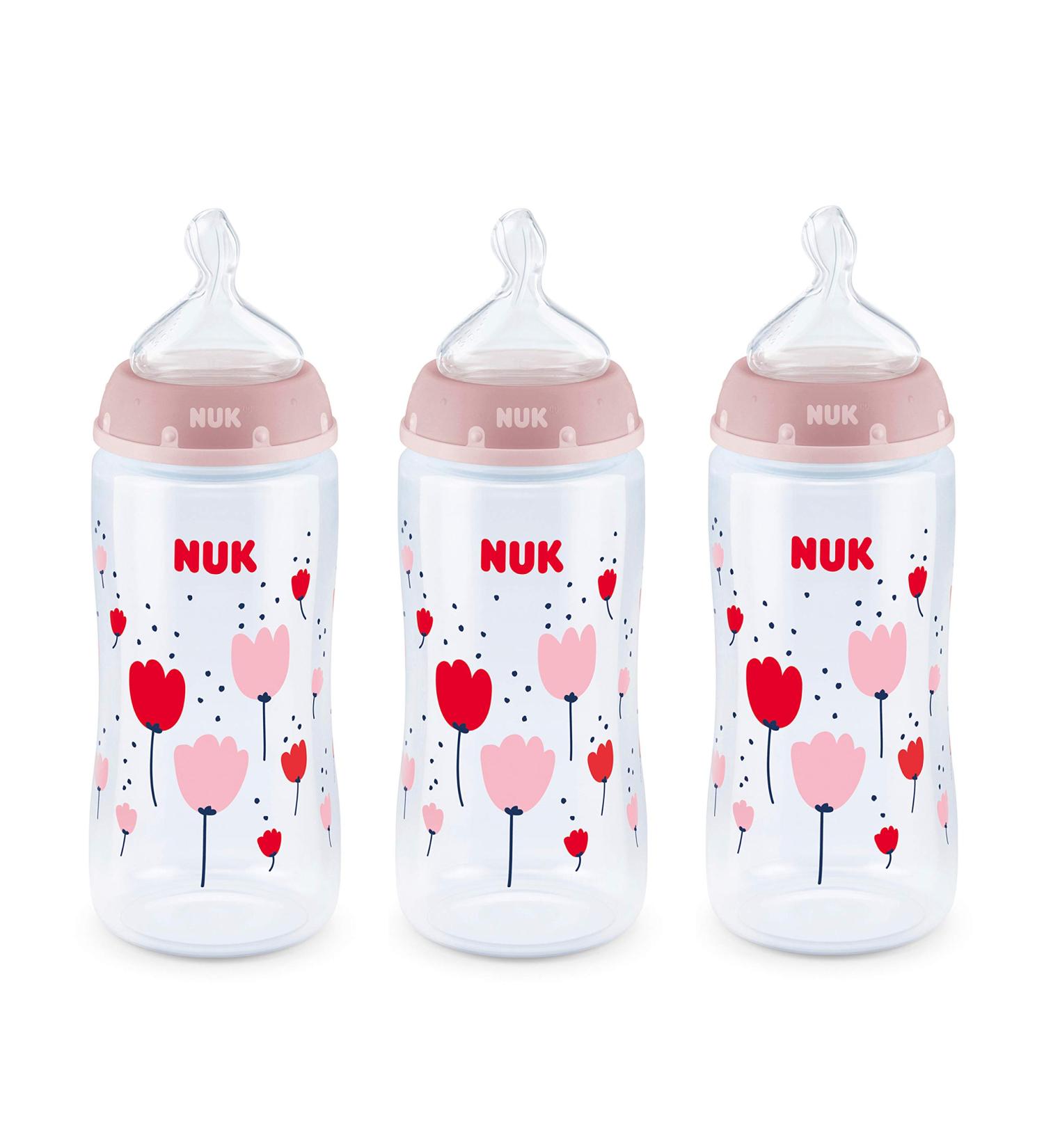 GoSupps.com - NUK Smooth Flow Anti-Colic Bottle 0+ Months 3 Bottles 10 oz (300 ml) - Buy Online on GoSupps.com