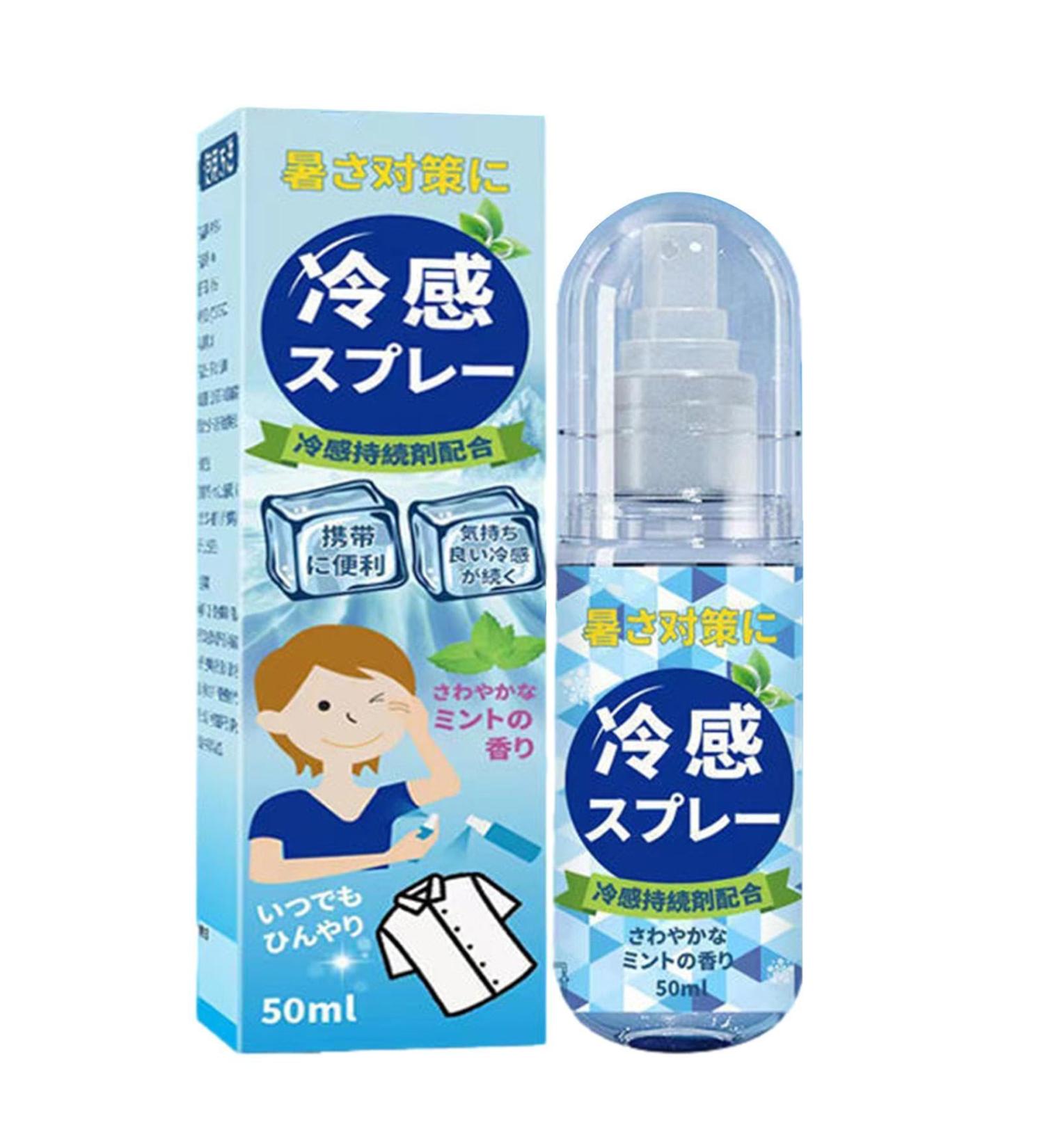 Skin Cooling Spray Cooling Spray for Hot Weather Body Instant Cooling Spray Refreshing Cooling Body Mist Natural MintMist for Quick Cool Soothing Summer Spray Cooling Body Mist - Buy Online on GoSupps.com