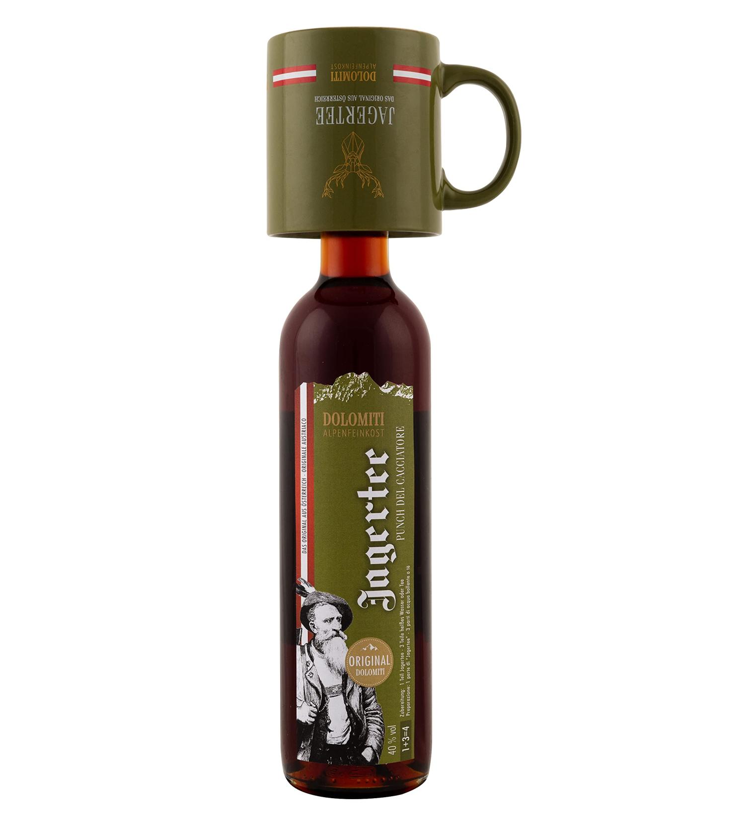  DOLOMITI ALPENFEINKOST Original Jagertee tea 0.7 l with high-quality concentrated cup (1+3 4). / according to the old recipe / fine winter spices / ideal for cold evenings / original Austrian hunting tea - Buy Online on GoSupps.com