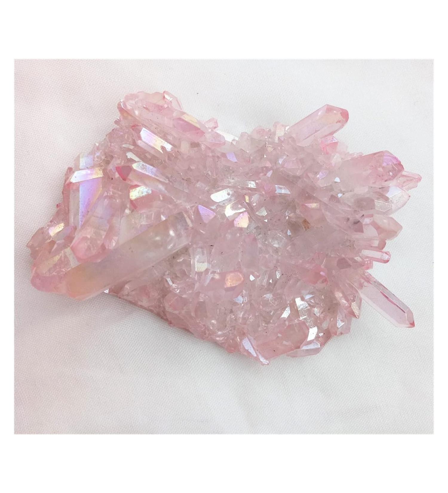 Natural Crystal Stone Cluster Beautiful Aura Angel Quartz Crystal Cluster yuebang JIZTGEDM - Buy Online on GoSupps.com