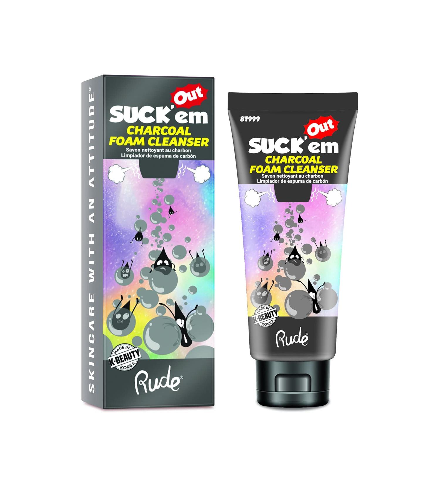 Rude - Suck'em Out Charcoal Foam Cleanser