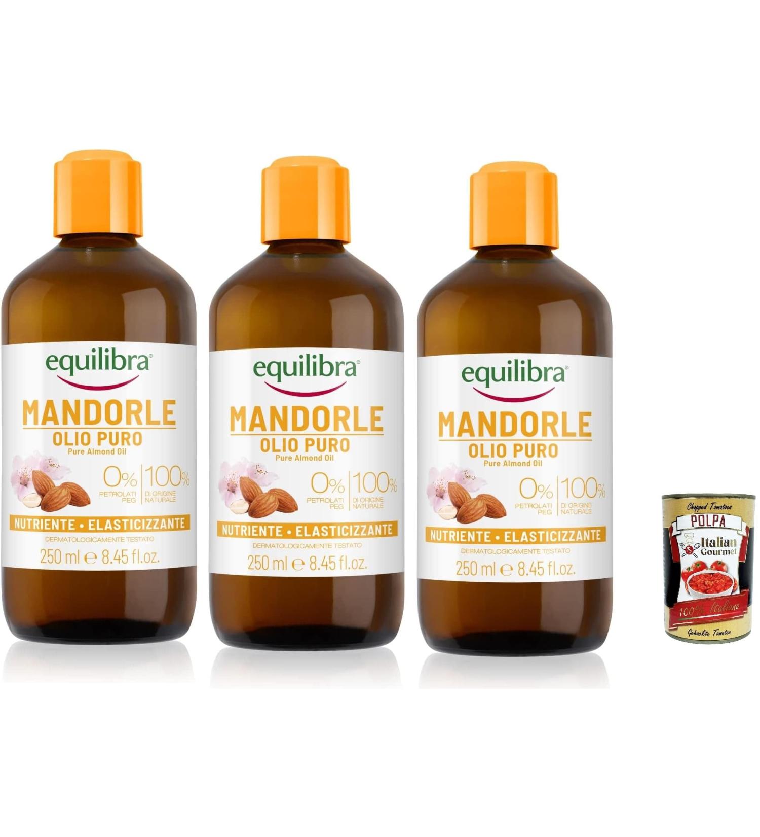  Italian Gourmet E.R. Equilibra Corpo Set of 3 Pure Almond Oils Protective Nourishing and Elasticizing 250 ml + Italian Gourmet Polpa 400 g - Buy Online on GoSupps.com