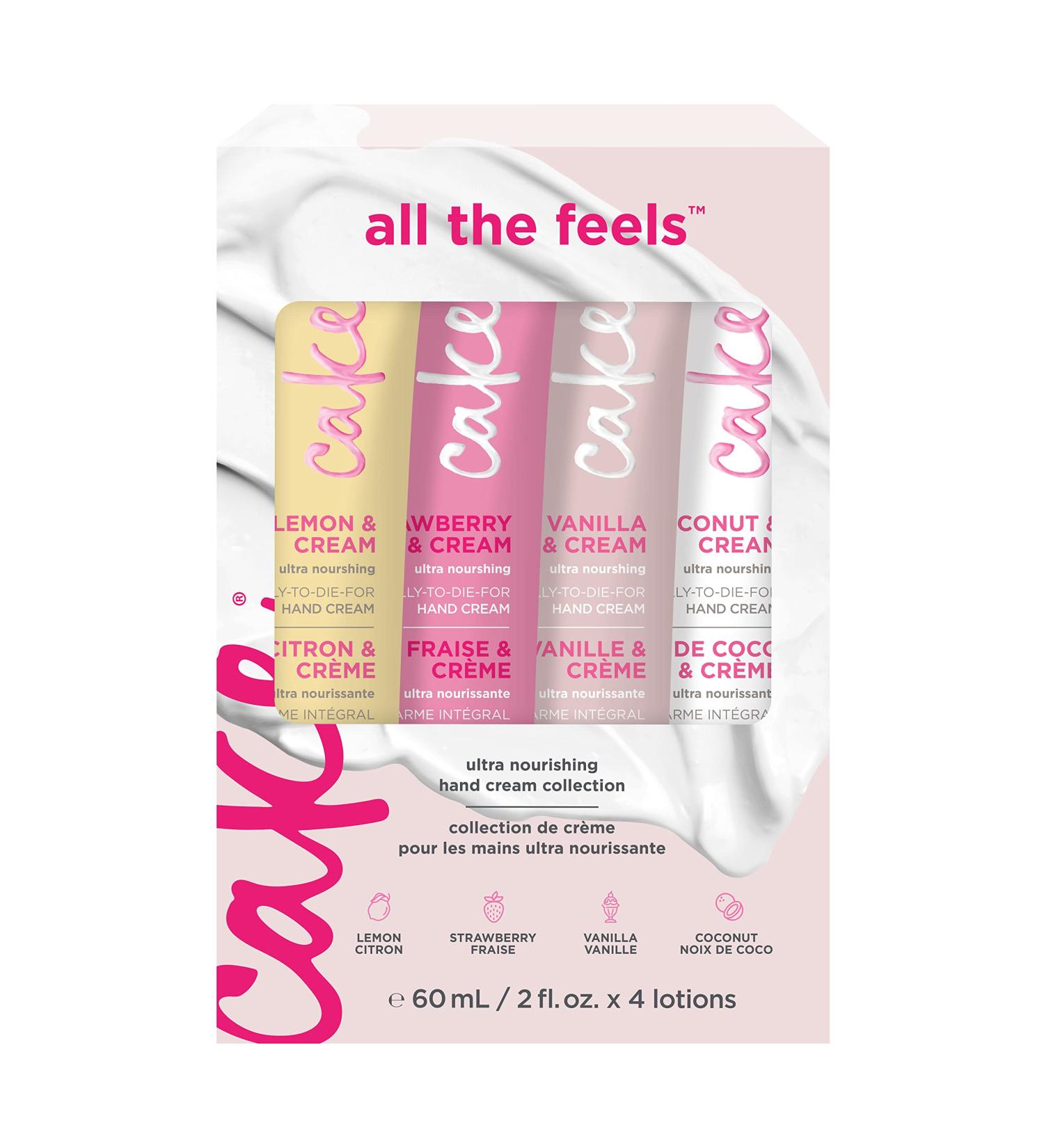 Delectable by Cake Beauty Hand Cream Gift Set - 4 Piece Assorted Collection - Buy Online on GoSupps.com