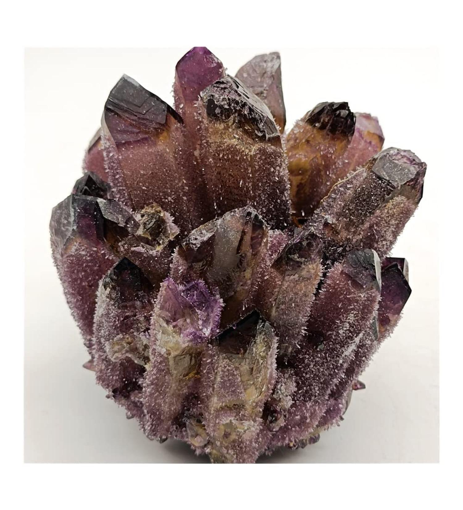 Natural Crystal 1 Piece of Natural Purple Ghost Quartz Crystal Cluster Rough Crystal Specimen for Home and Office Decoration Power Stone Crystal HOMEZHOU (Size : 600-750g) - Buy Online on GoSupps.com