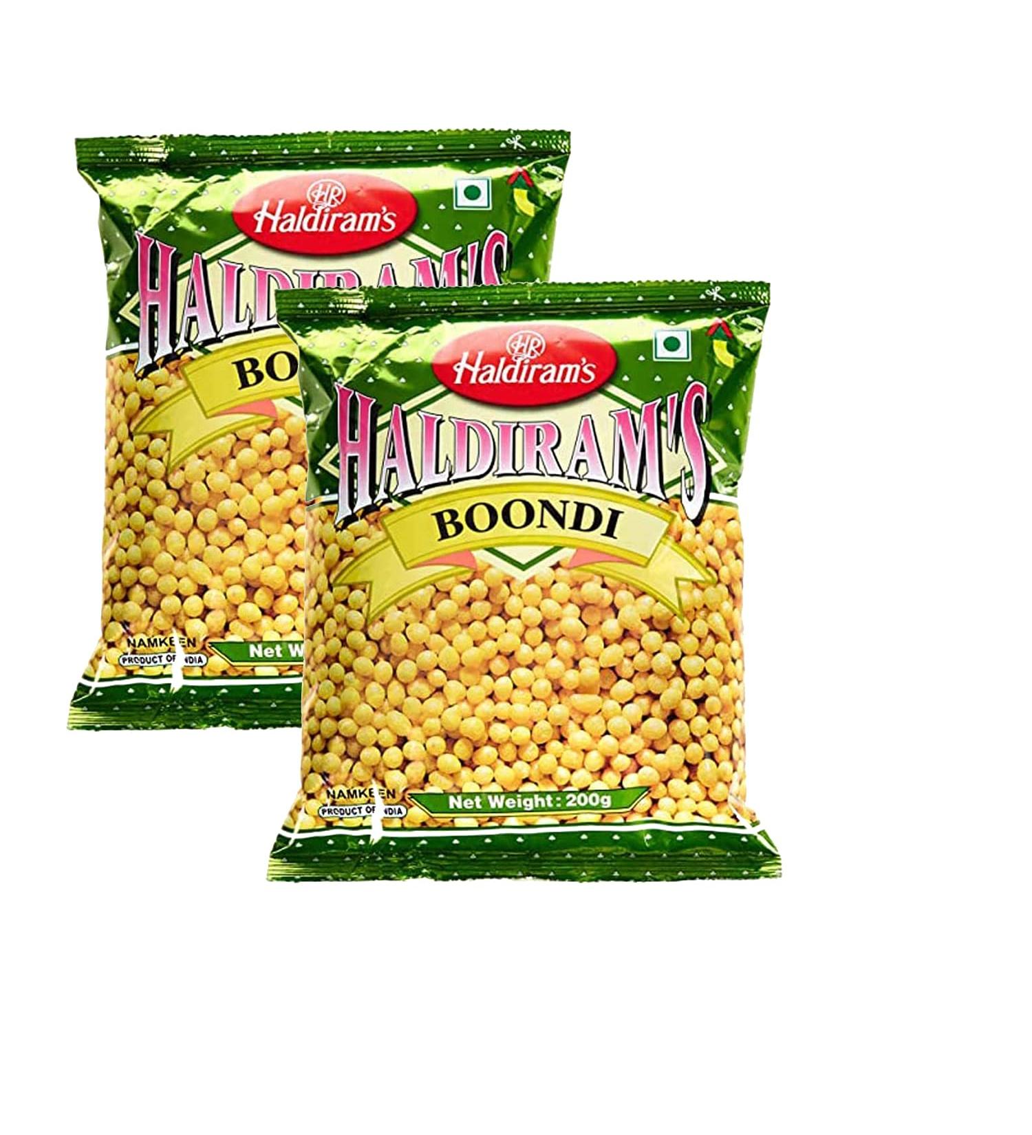 Haldiram's Boondi Uni 200 g (lot de 2)