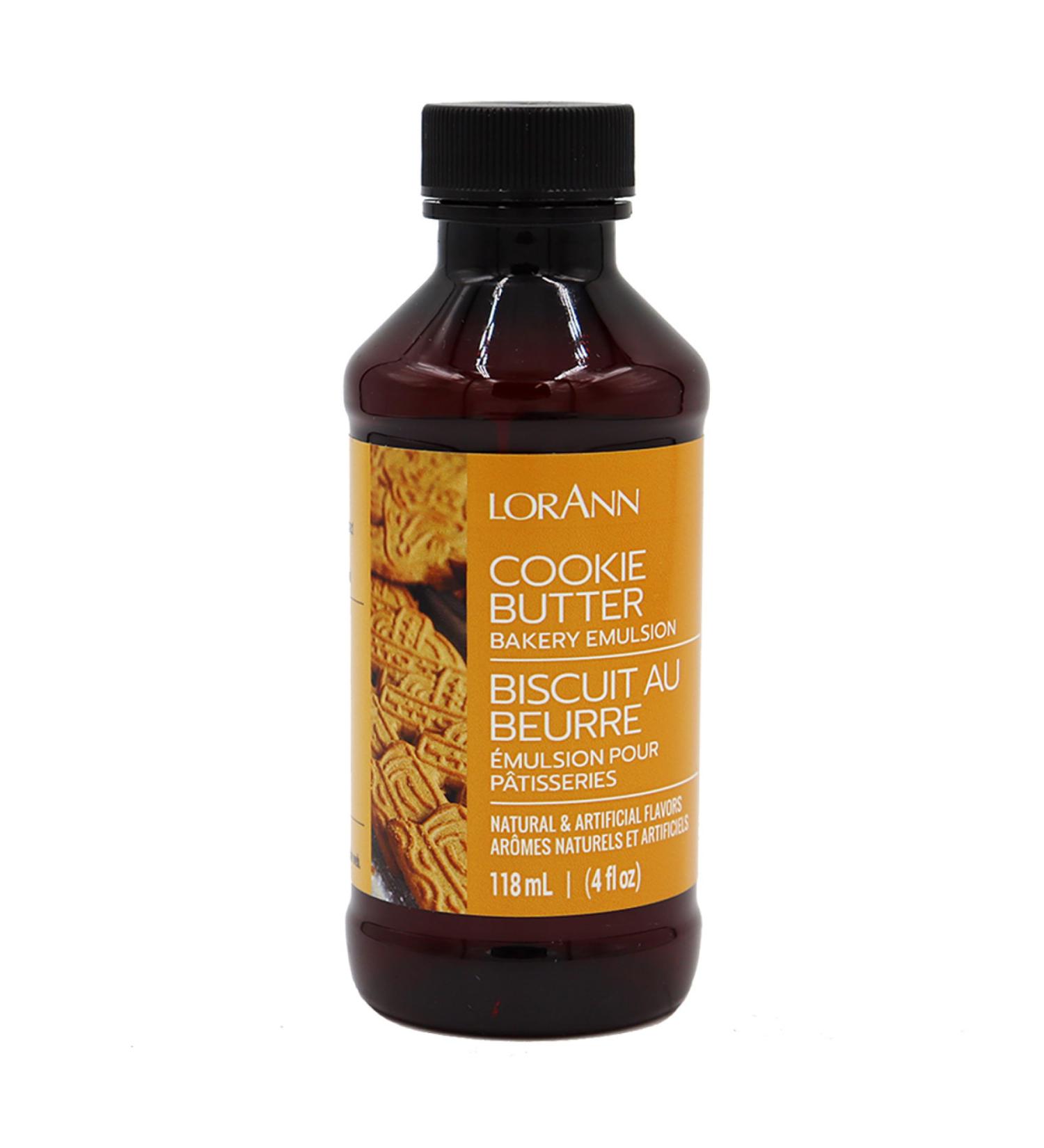 Lorann Oils Bakery Emulsions Natural & Artificial Flavor 4Oz-Cookie Butter - Buy Online on GoSupps.com