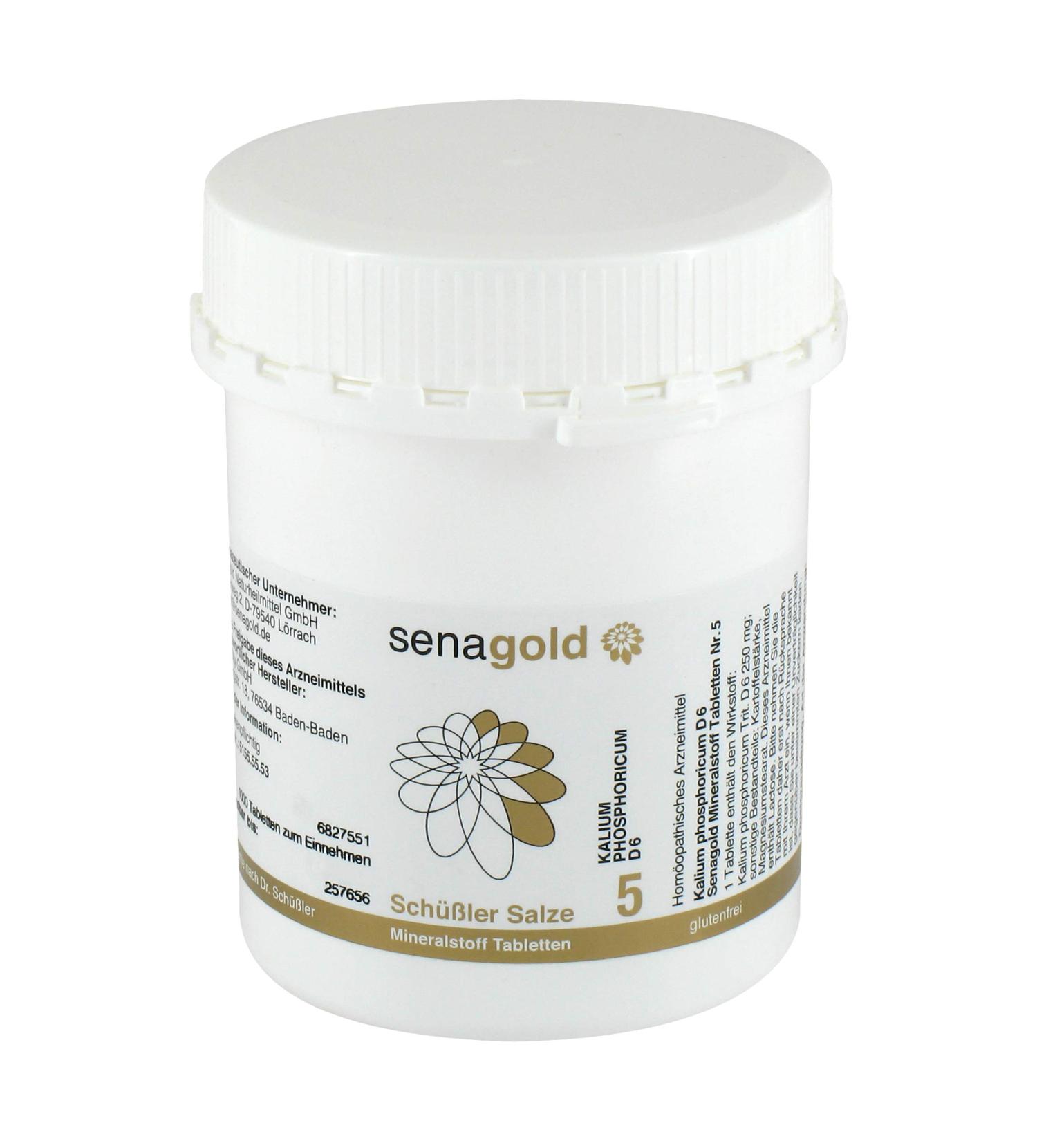 Buy Schuessler Salt No. 5 Tablets | Kalium Phosphoricum D6 | Gluten-Free | 1000 Pieces - International Shipping Available - Buy Online on GoSupps.com