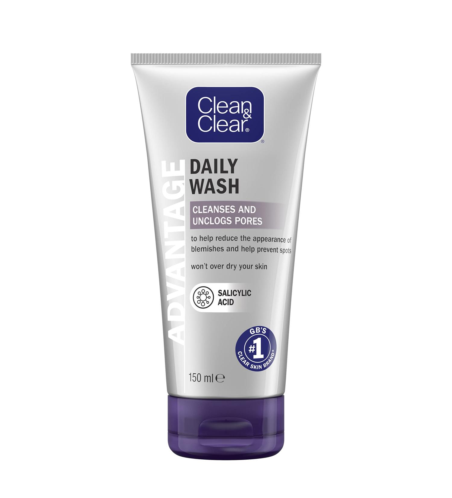 Clean & Clear Advantage Fast Action Daily Wash 150ml - Gentle Daily Cleanser - Buy Online on GoSupps.com