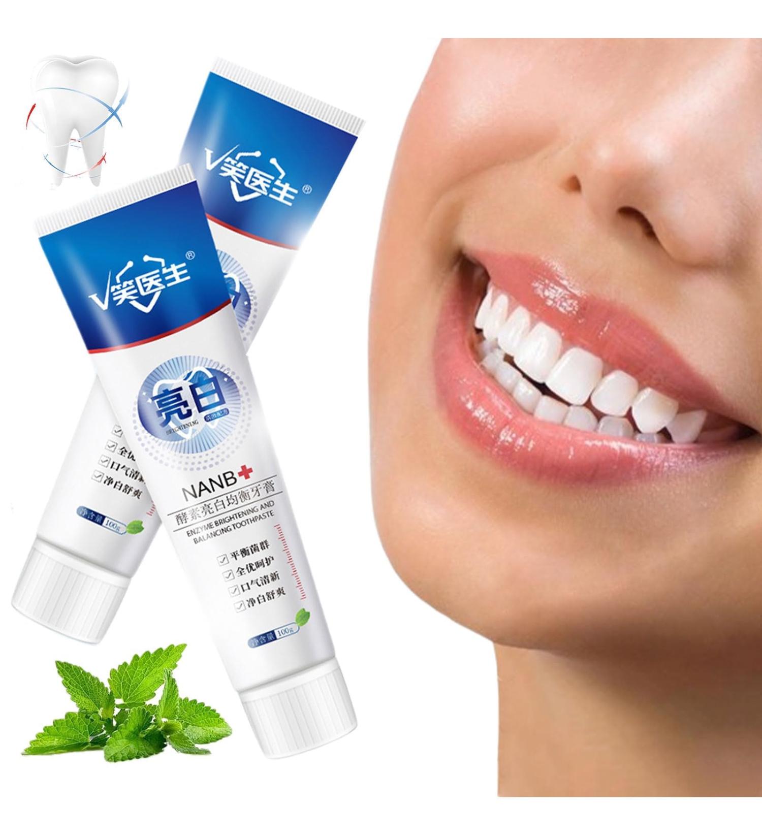 Smile Doctor SP-4 Probiotic Toothpaste - 2 Pack for Quick Whitening & Stain Removal | 2024 Ultra Brightening Formula - Buy Online on GoSupps.com