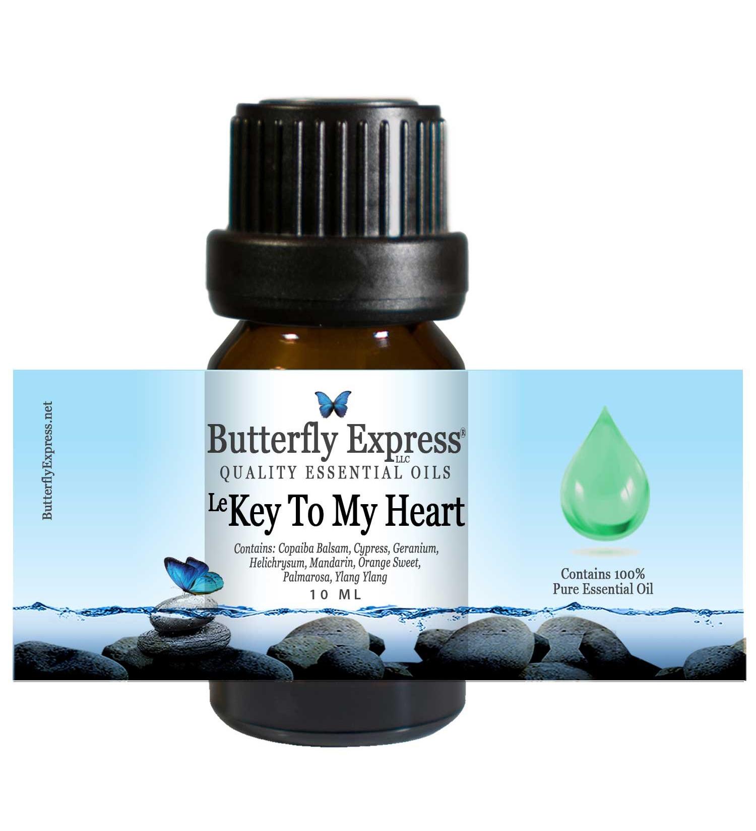 Le Key To My Heart Essential Oil Blend 10ml - 100% Pure - by Butterfly Express