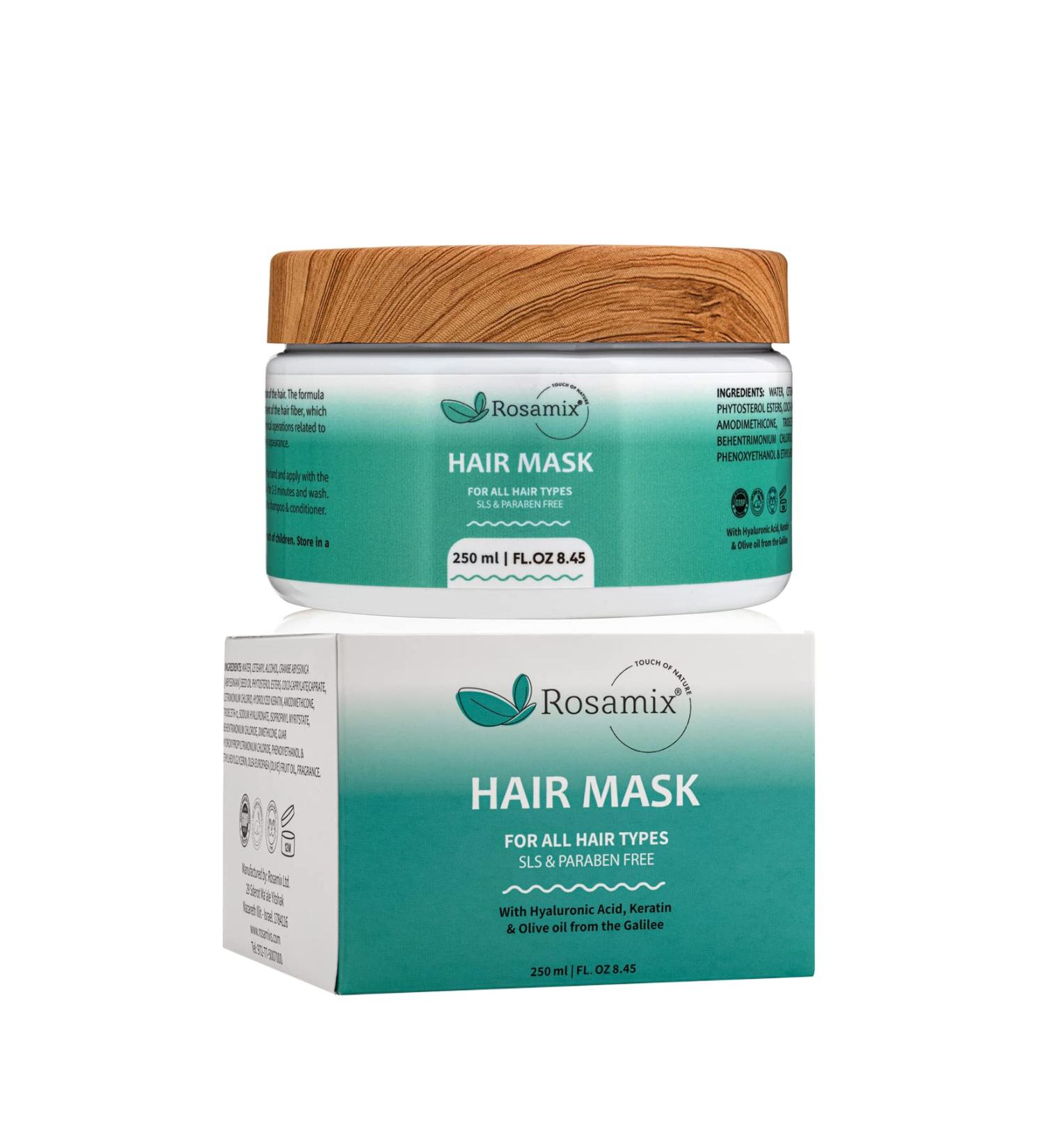 Rosamix Professional Hair Mask 8.45 fl.oz - Deep Conditioning Treatment for All Hair Types - SLS & Paraben Free - Buy Online on GoSupps.com