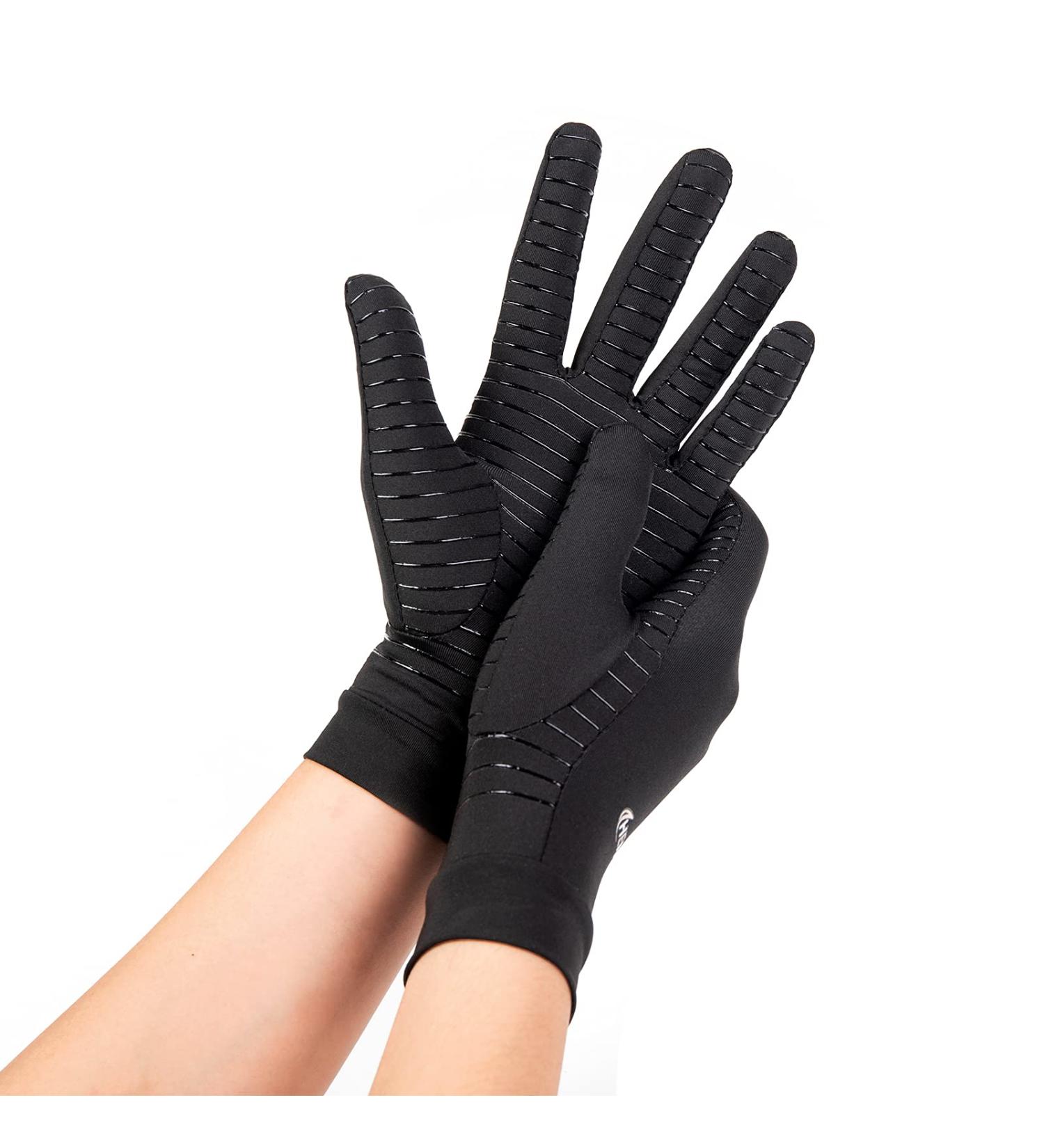 Buy Copper Compression Gloves for Arthritis Full Finger Breathable & Moisture-Wicking for Men & Women Small Size Availability - Buy Online on GoSupps.com