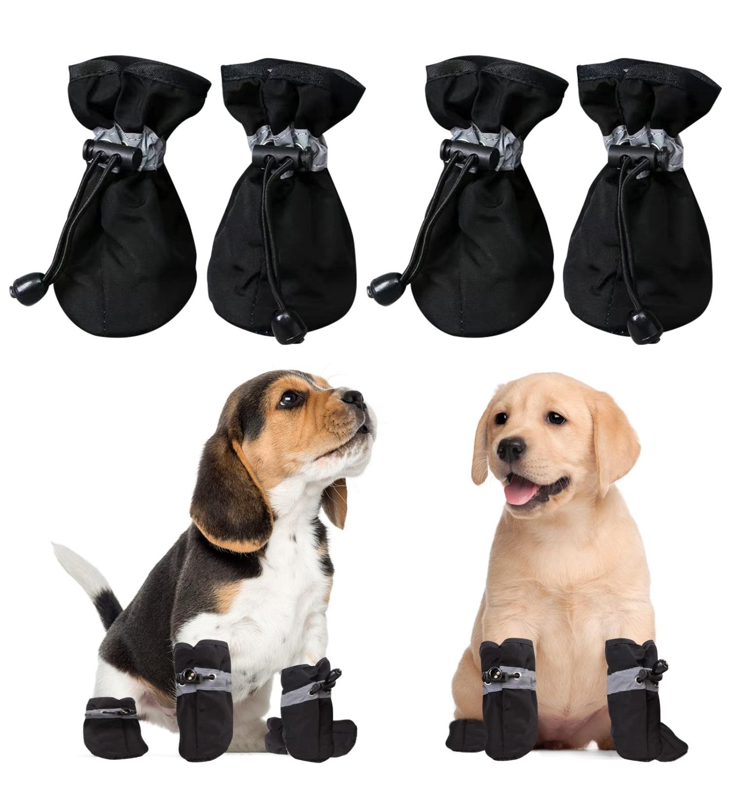 DULKET Anti-Slip Dog Shoes - Waterproof Paw Protectors for Indoor and Outdoor Use - Buy Online on GoSupps.com
