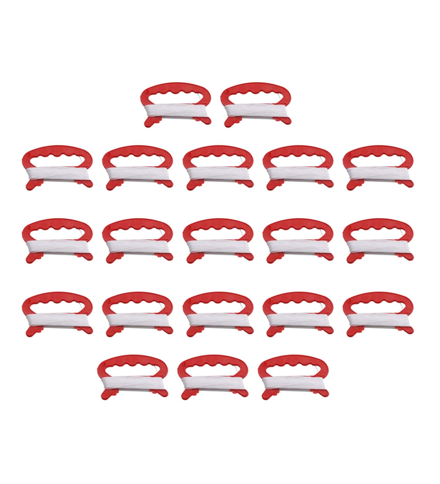 Mxfans 20pcs Plastic 30m Outdoor Sport Flying Kite Line Cord with Winding Handle - Durable & Easy to Use for International Shipping - Buy Online on GoSupps.com
