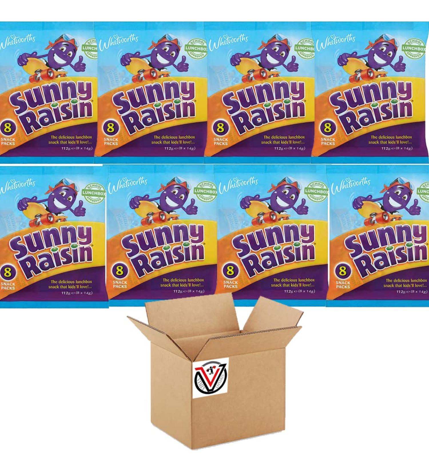 Sunny Raisins Jumbo 8 Pack (8x14g) | Pick Any Number of Bags - Buy Online on GoSupps.com