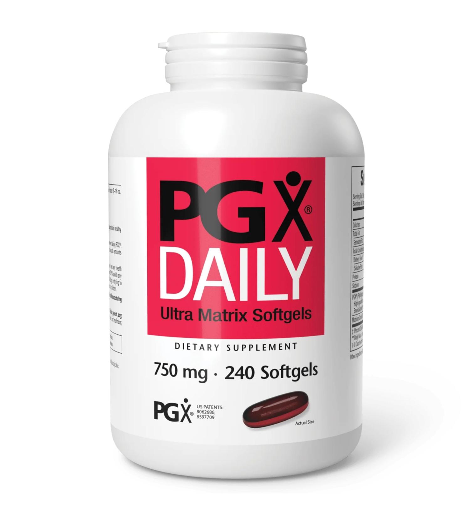 Natural Factors PGX Daily Ultra Matrix Weight Management Support with MCT Oil 240 Softgels 240 Count (Pack of 1) - Buy Online on GoSupps.com