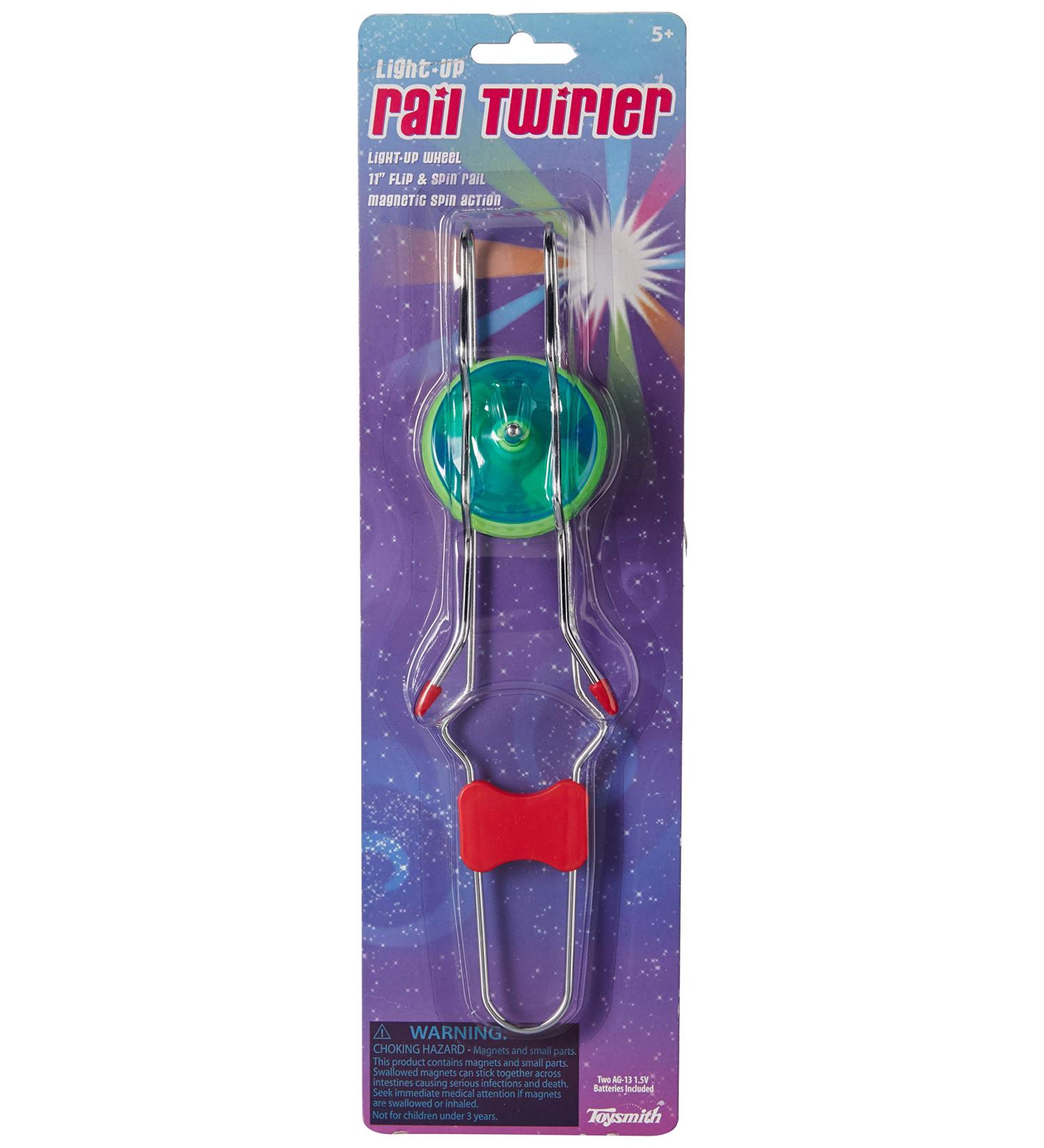 Toysmith Light-Up Rail Twirler - Colorful Spinning Toy for Kids - Buy Online on GoSupps.com