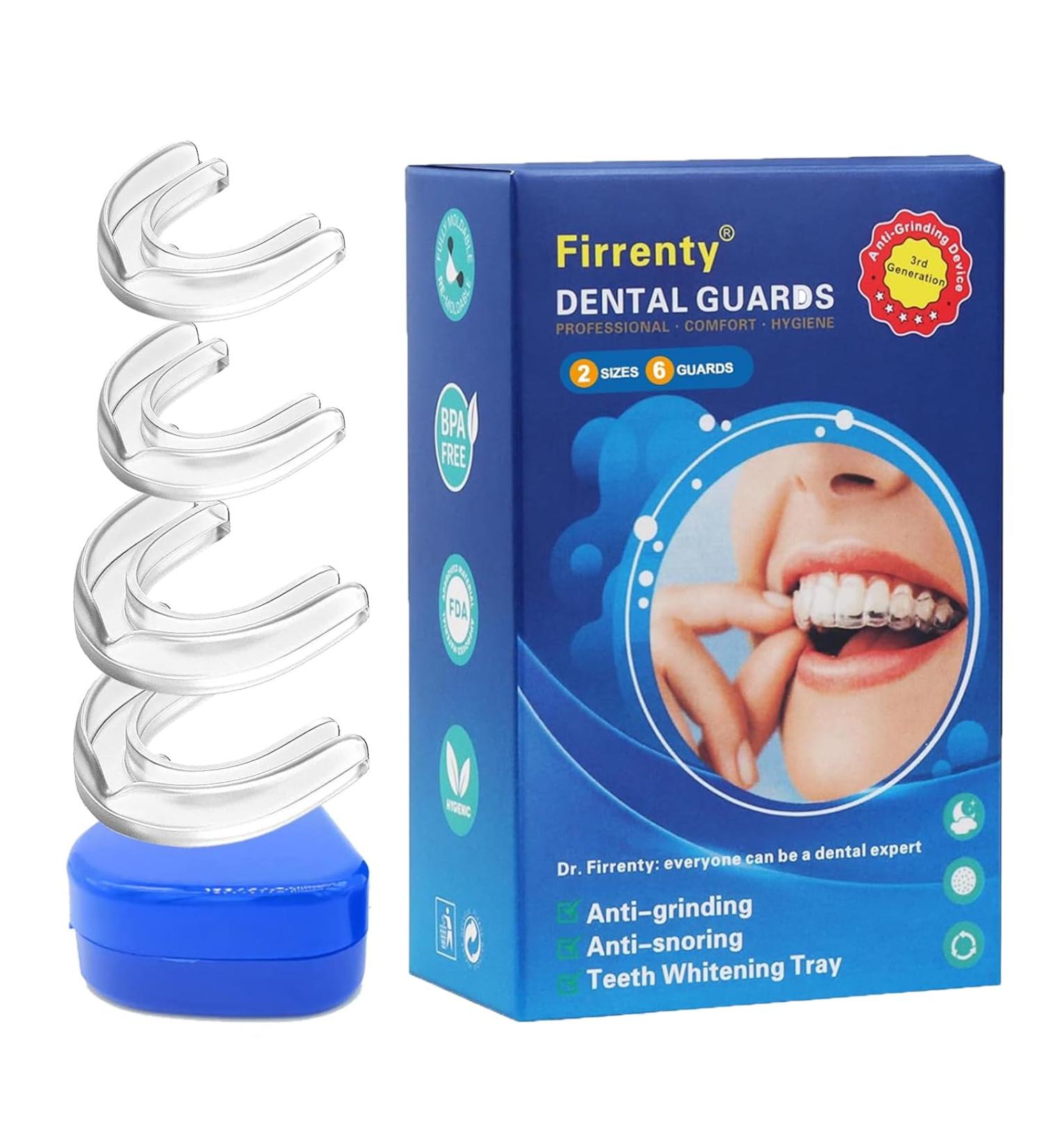 Senshuomy Mouth Guard for Teeth Grinding Sleep Mouth Guard Anti Grinding Mouth Guard for Sleeping at Night Reusable Mouth Guards Grinding Teeth for Adults & Kids to Prevent Bruxism 4 Pcs - Buy Online on GoSupps.com