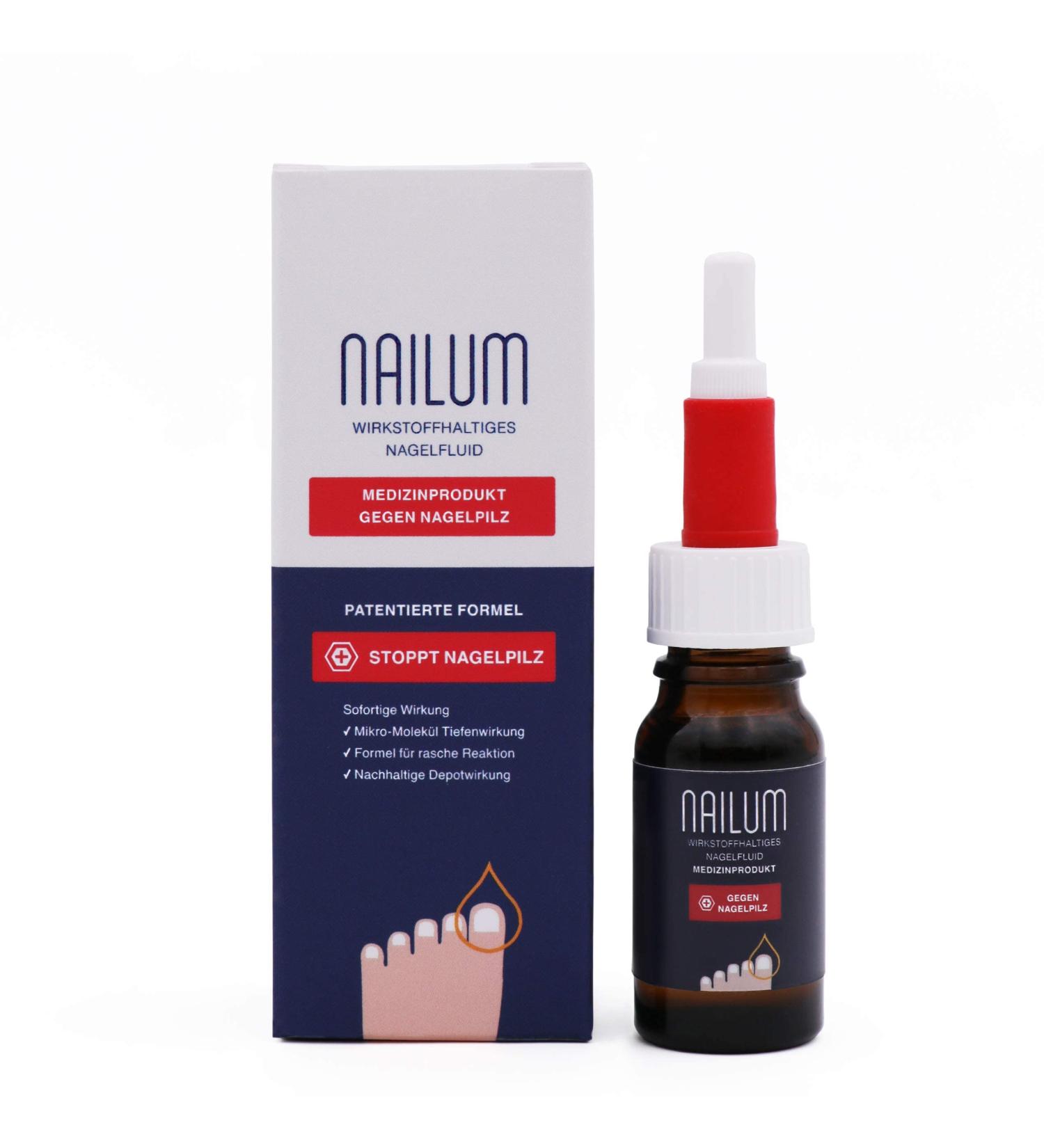 Nailum Anti-Nail Fungus Treatment - Effective Nail Polish 10ml for Strong Nail Fungus Relief - Buy Online on GoSupps.com