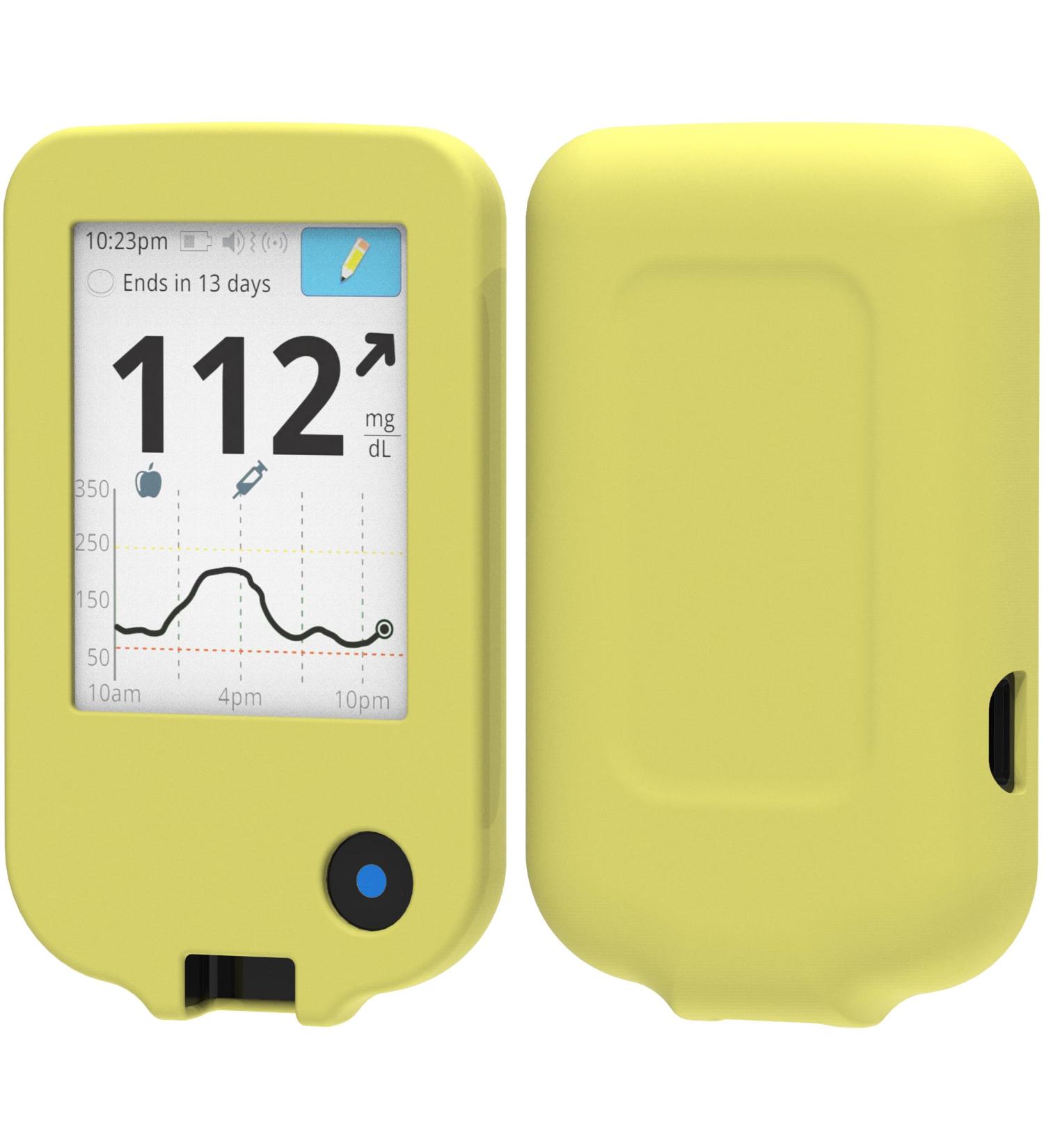 Buy Yellow Silicone Protective Case for Abbott Freestyle Libre 3 - foto-kontor Case Compatible Worldwide Shipping - Buy Online on GoSupps.com