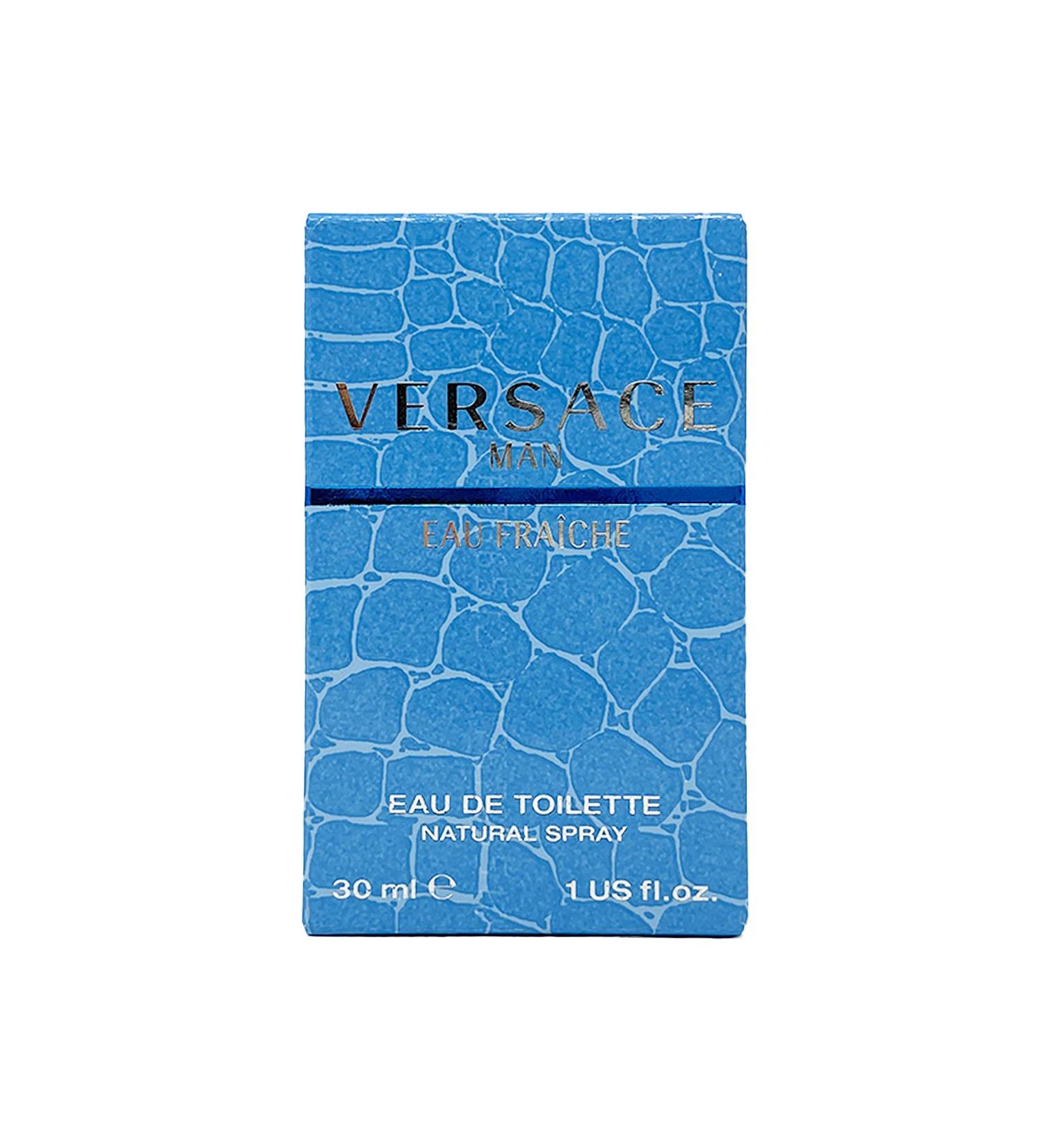 Versace Man Eau Fraiche Eau De Toilette Spray (Blue) 30ml for Men | Versace - Buy Online on GoSupps.com
