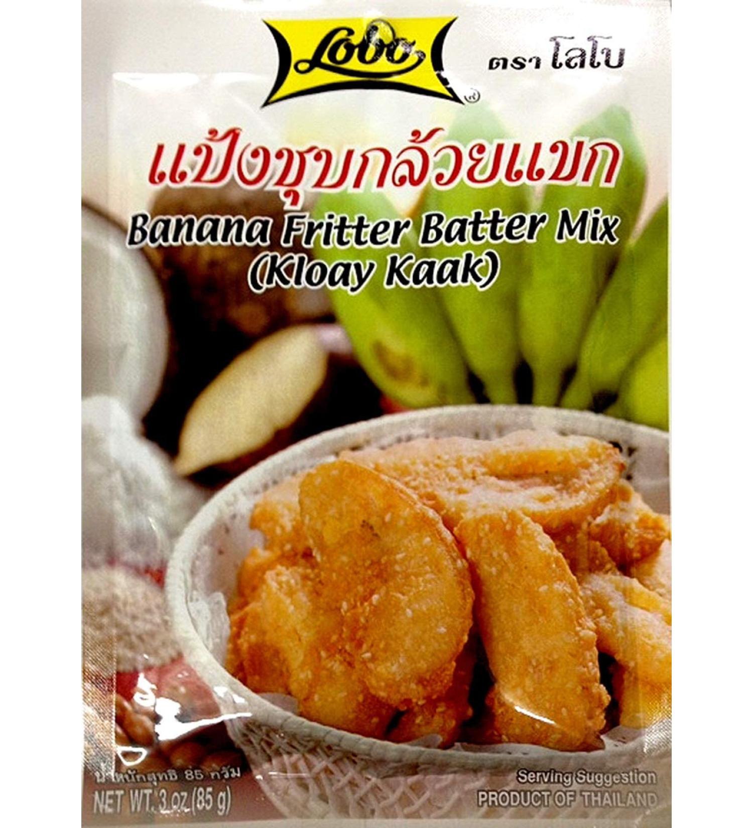 Lobo Banana Fritter Batter Mix (Kloay Kaak) 85g - Buy Online on GoSupps.com