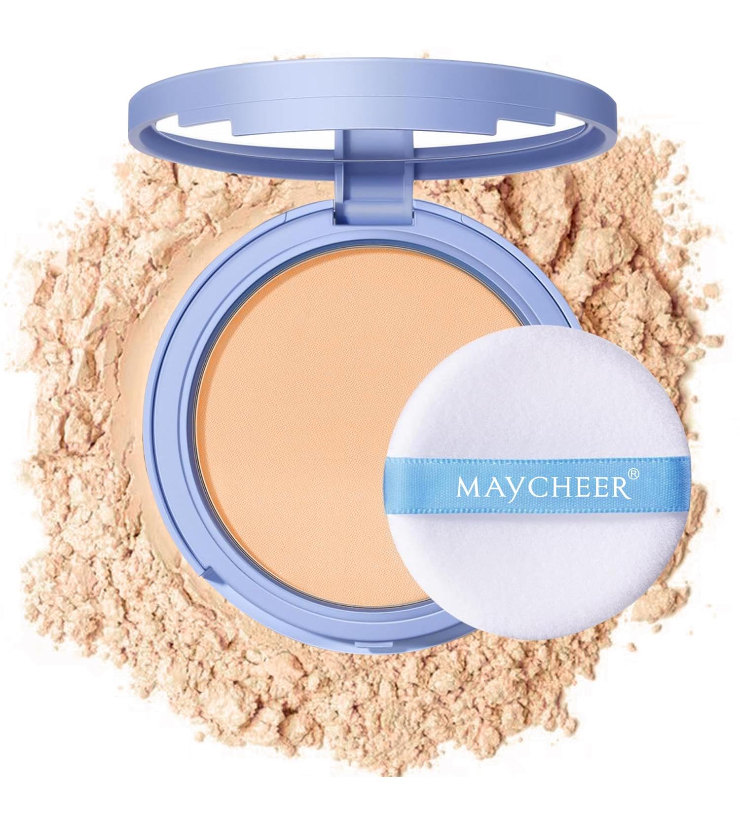 Oil Control Face Pressed Powder - Matte Waterproof Translucent Setting Powder for Women Cruelty-Free 0.35 Oz (03# Dark - Buy Online on GoSupps.com