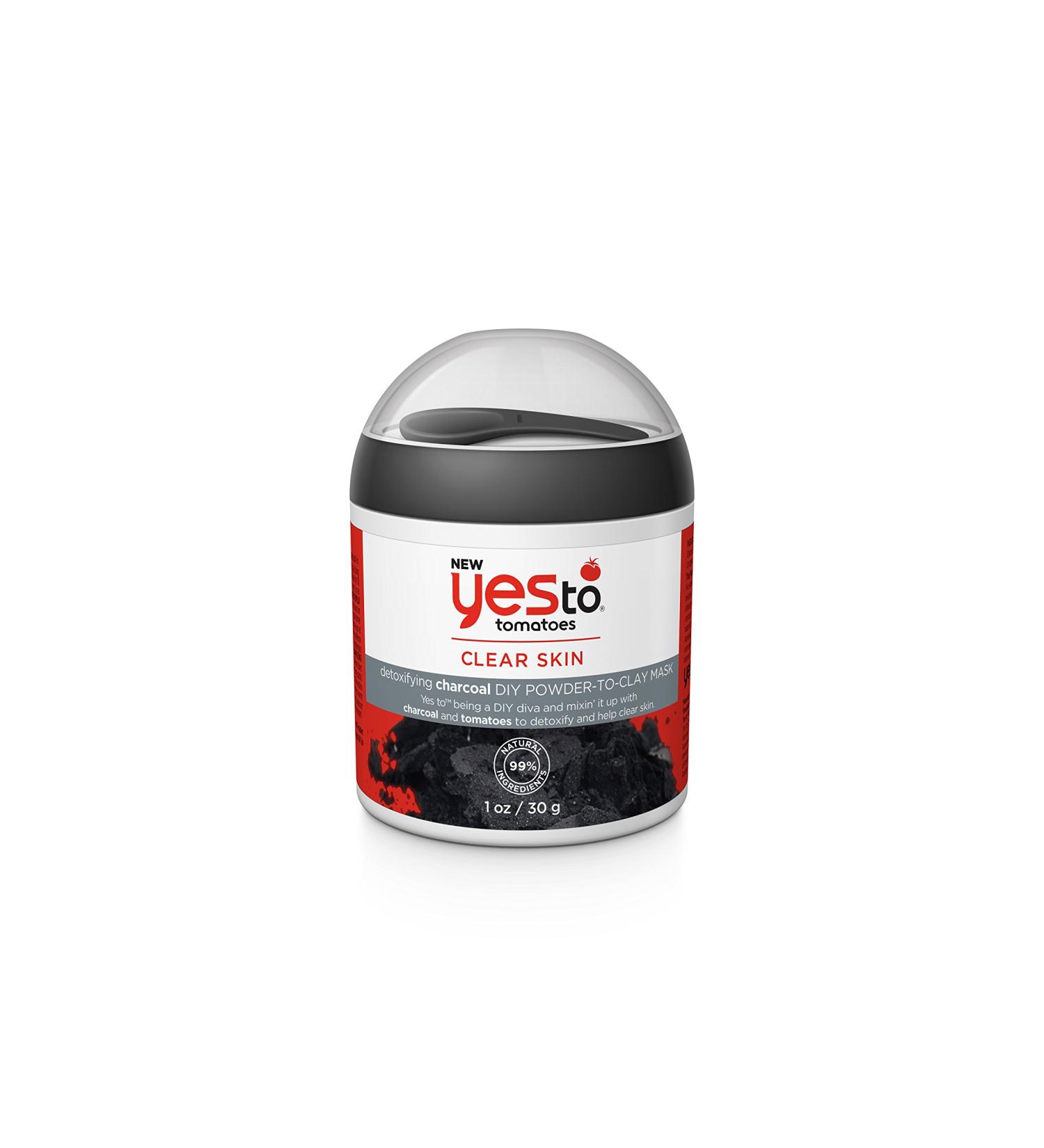 Yes To Tomatoes Detoxifying Charcoal DIY Powder To Paste Mask - Buy Online on GoSupps.com
