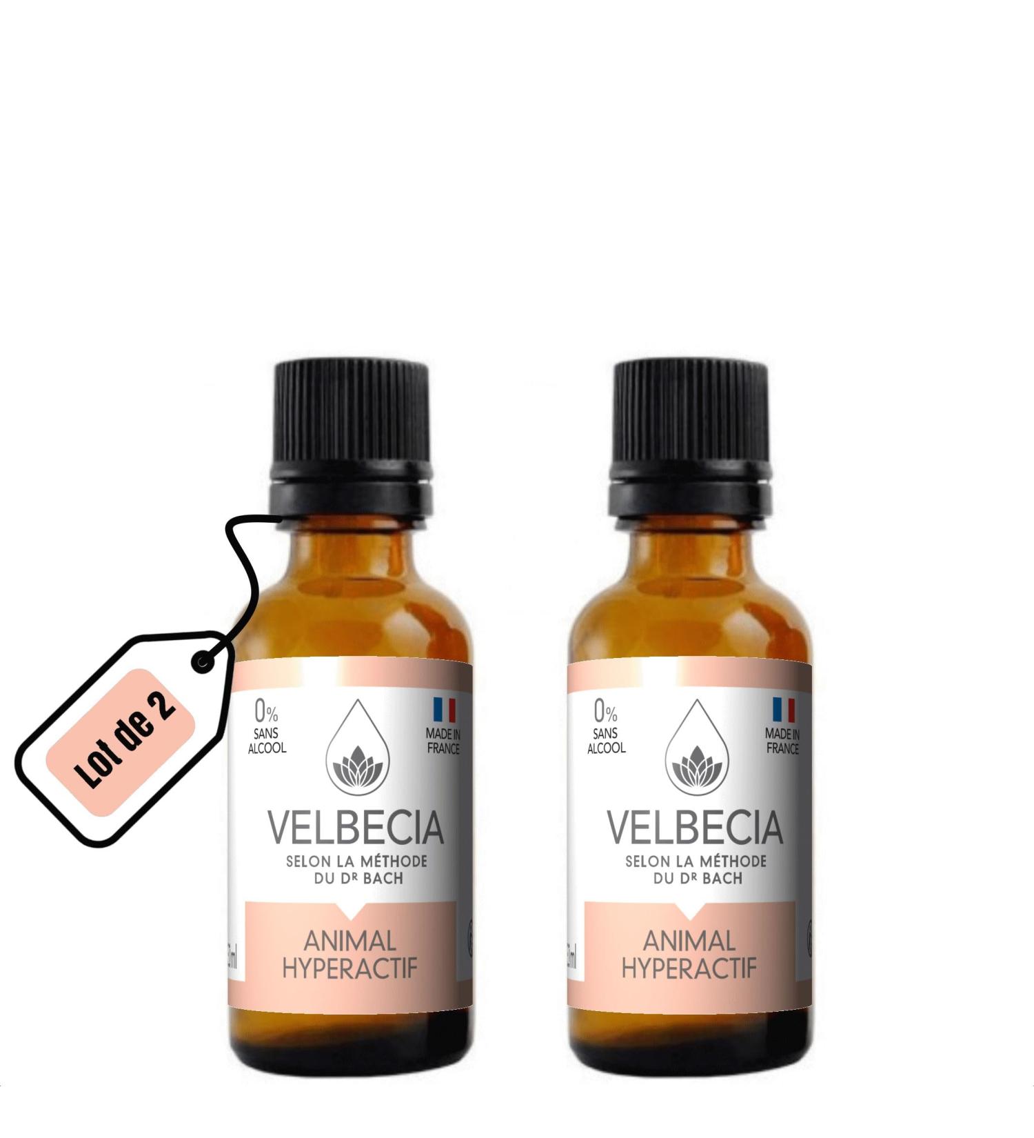  VELBECIA Velbecia - Dr Bach's Flowers Hyperactive Animal 30ml +1 FREE - ALCOHOL FREE - So your pet is less agitated more attentive t - Buy Online on GoSupps.com