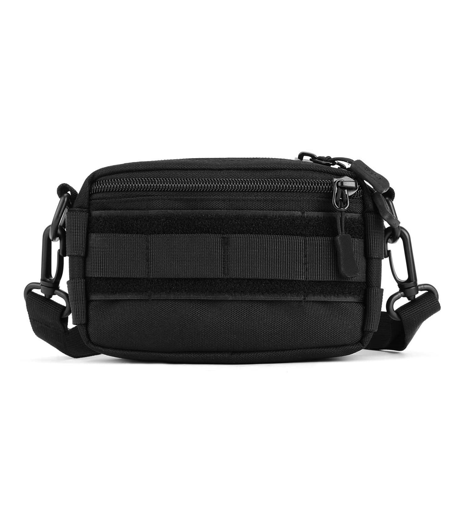 HUNDVP Small Molle Tactical Utility Pouch - Multi-Functional EDC Bag for Hiking Camping & Travel - Black Mini Tool Organizer - Buy Online on GoSupps.com