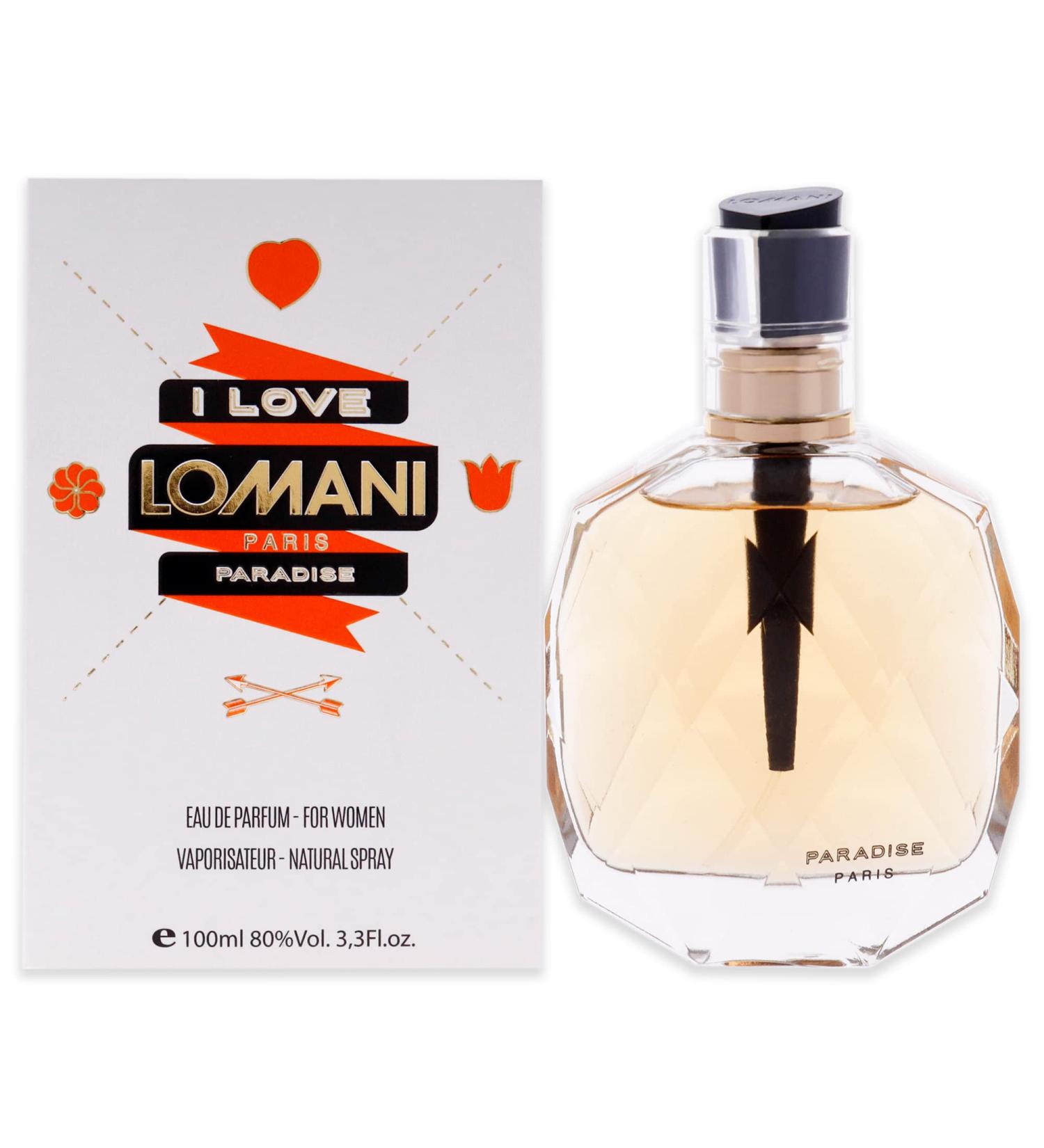 Lomani I Love Lomani Paradise Women EDP Spray 3.4 oz 3.4 Ounce (Pack of 1) - Buy Online on GoSupps.com