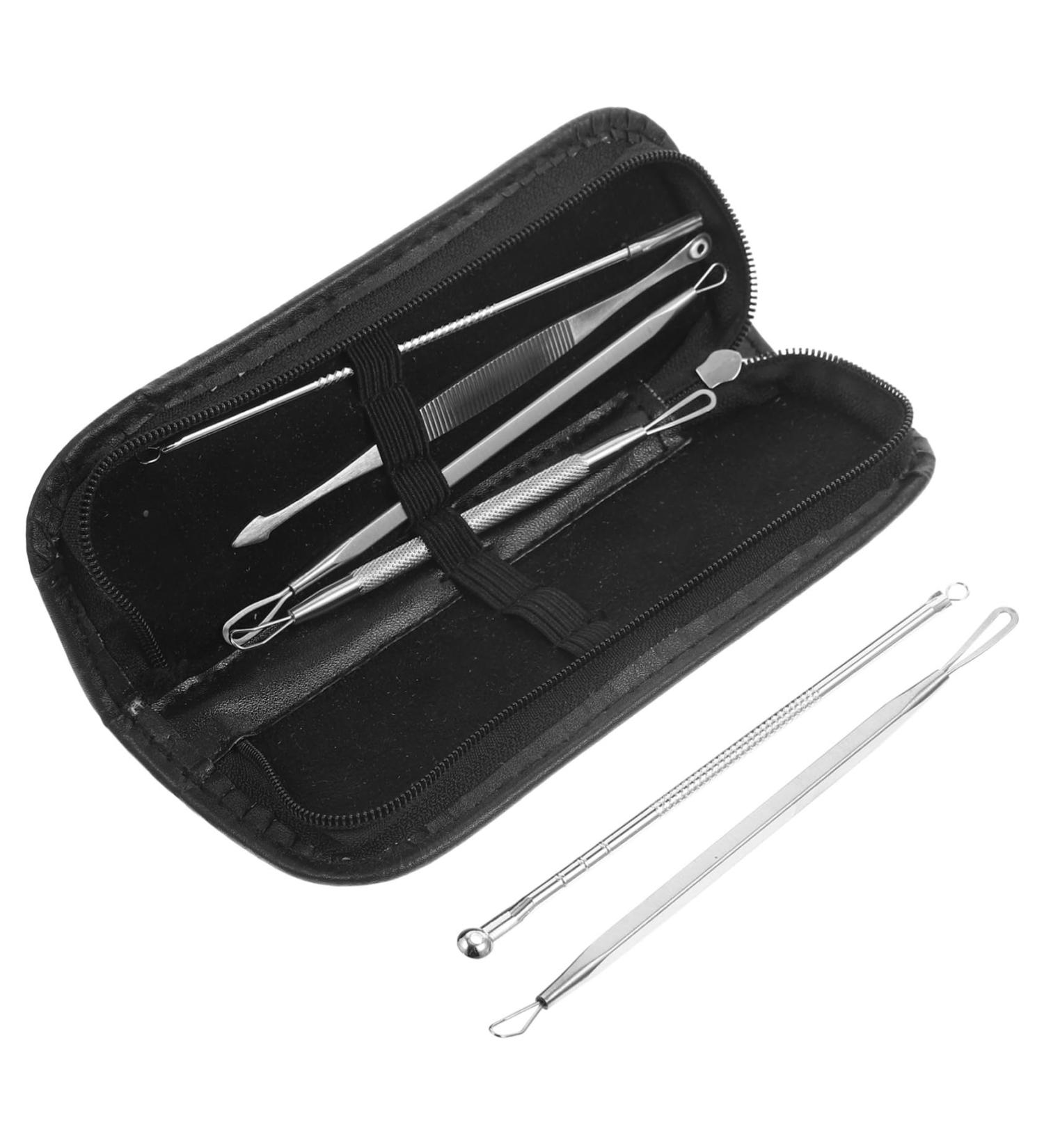 Housoutil 1 Set Blackhead Removal Tool Wear Resistant Reusable Blackhead Tool Blackheads Needle Comedones Extractor Pore Spatula Pimple Tools Supply Pick Stainless Steel - Buy Online on GoSupps.com