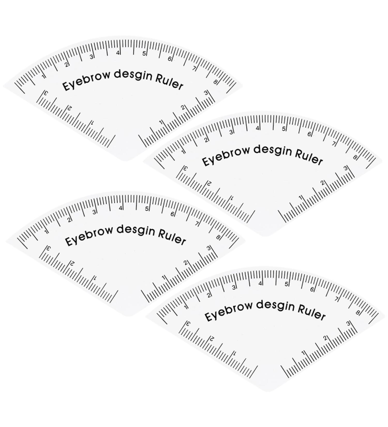 Outil de cartographie de r gle sourcil R gle cartographie sourcils r glable Guide dessin sourcil Microblading 4 pi ces pour un usage professionnel et domestique Pochoir d'outil - Buy Online on GoSupps.com