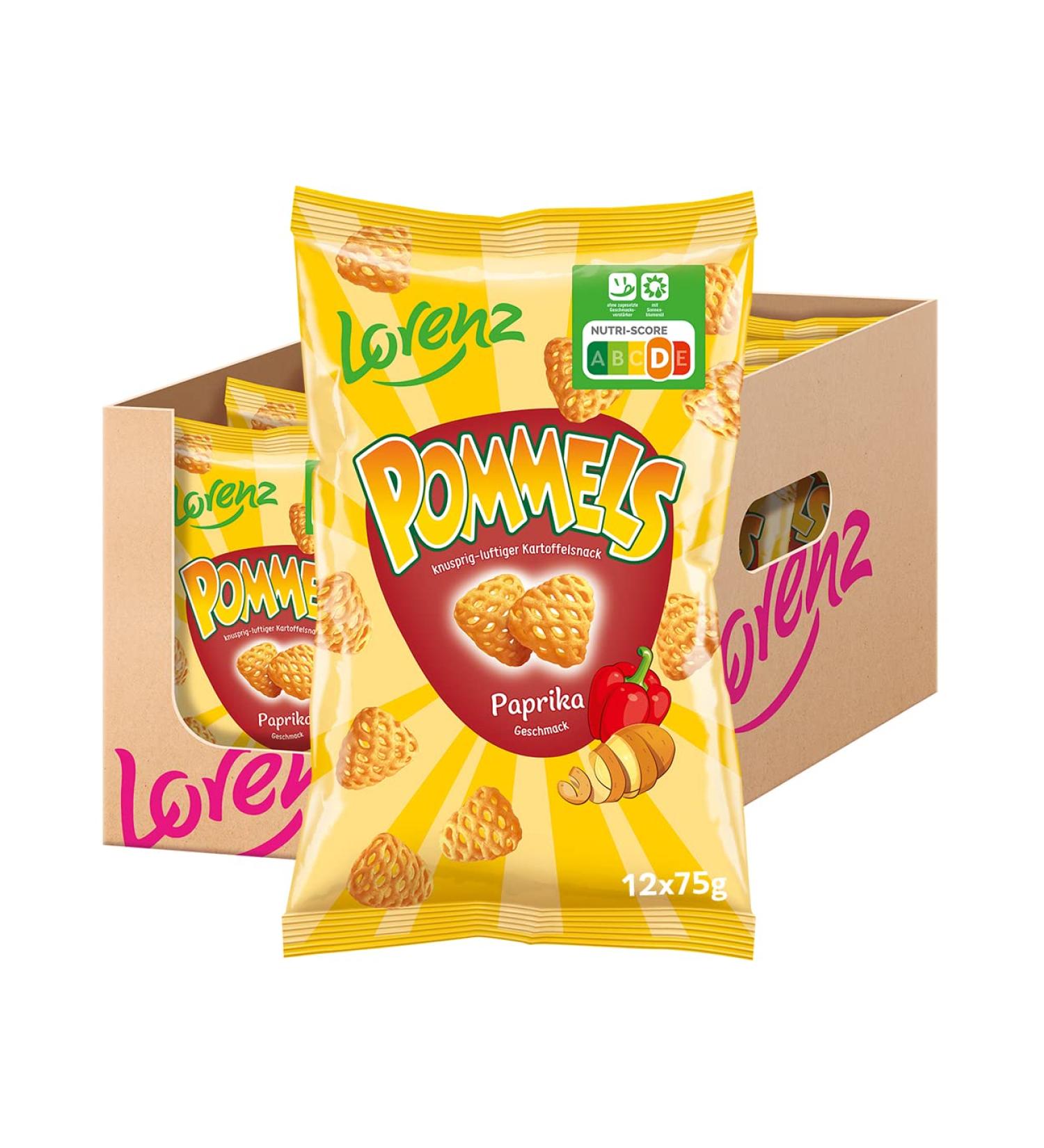 Buy Lorenz Snack World Pommels Paprika - 12 Pack (12 x 75g) | International Shipping Available - Buy Online on GoSupps.com