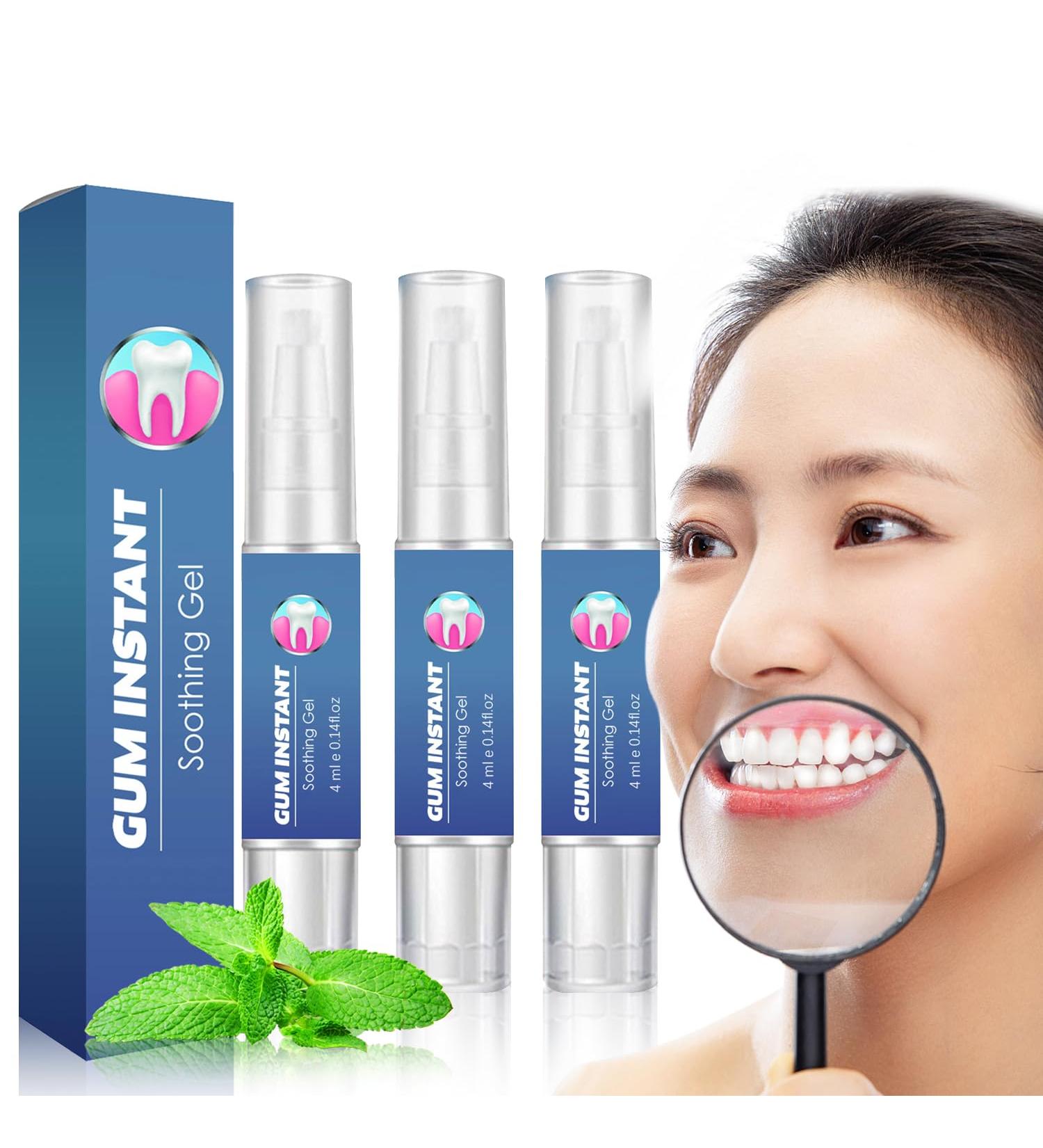 Parodont Gums Gel - 4ml Gum Care Tooth Whitening Essence for Swollen Gums Stain Removal & Teeth Brightening (3 Pack) - Buy Online on GoSupps.com