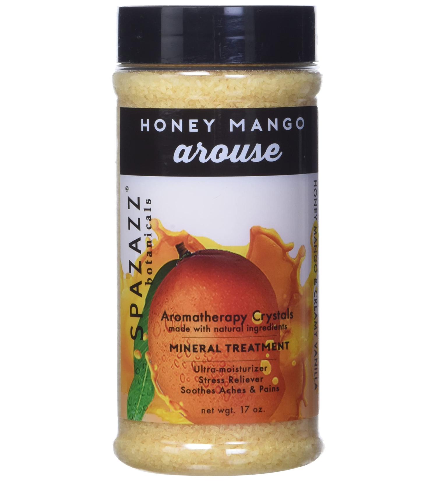 Spazazz Honey Mango Aromatherapy Spa Crystals - 17 oz (2 Pack) - Buy Online on GoSupps.com