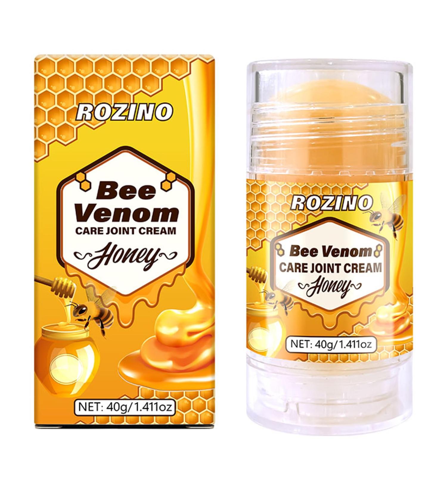Bee Venom Joint Cream for Knees & Joint Support Fast Absorbing Non-Sticky Formula with Vitamin C Aloe Vera for Soothing Comfort (1.411OZ) 1.411 Ounce - Buy Online on GoSupps.com